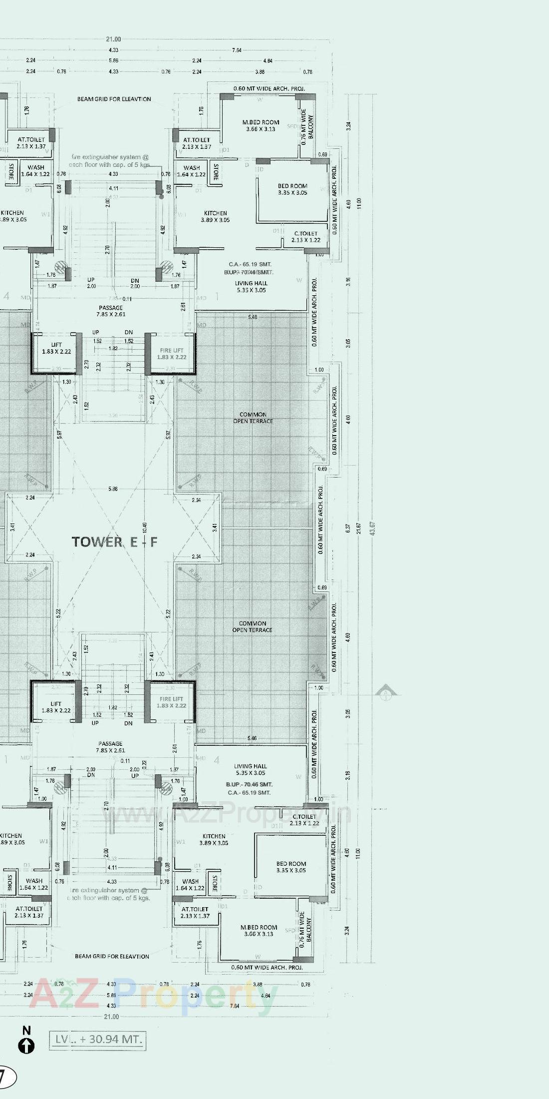 Layout of real estate project Arihant Dream located at Palanpore, Surat, Gujarat