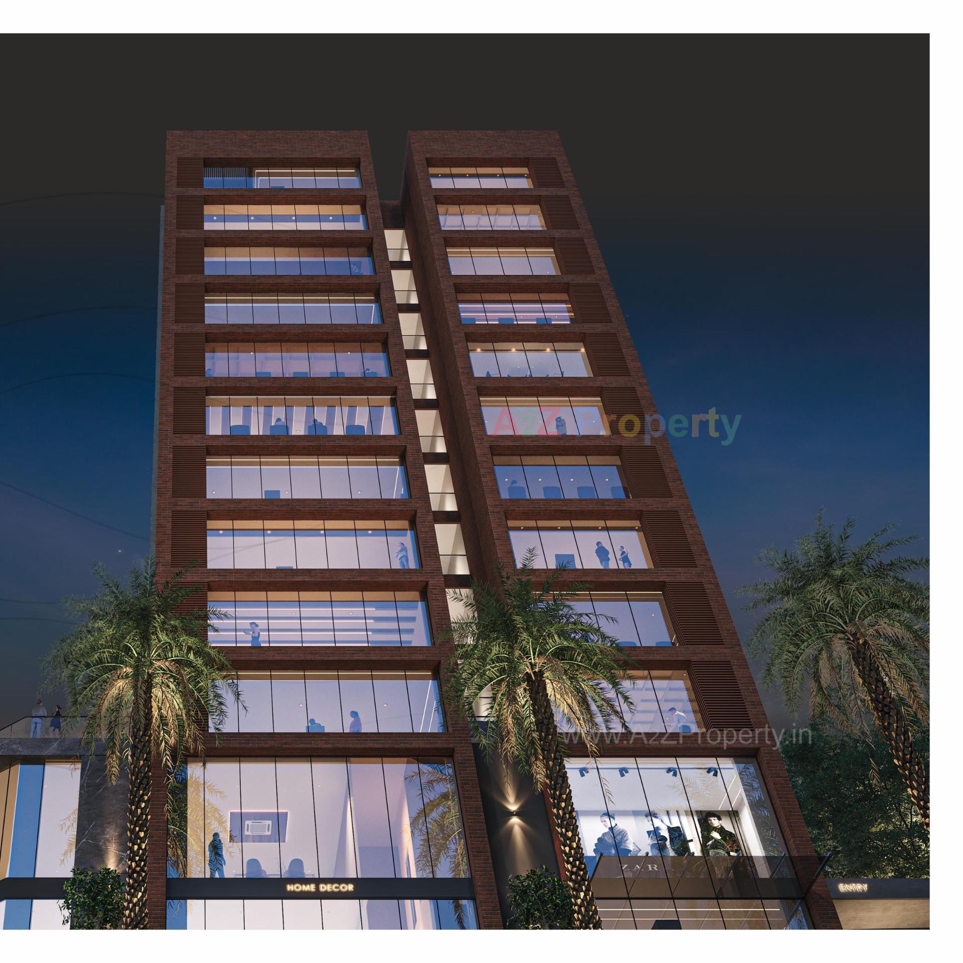 3D Elevation of real estate project Armieda located at Surat, Surat, Gujarat