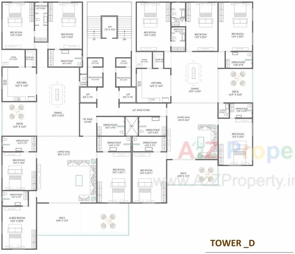 Layout of real estate project Ashirwad River Homes located at Surat, Surat, Gujarat