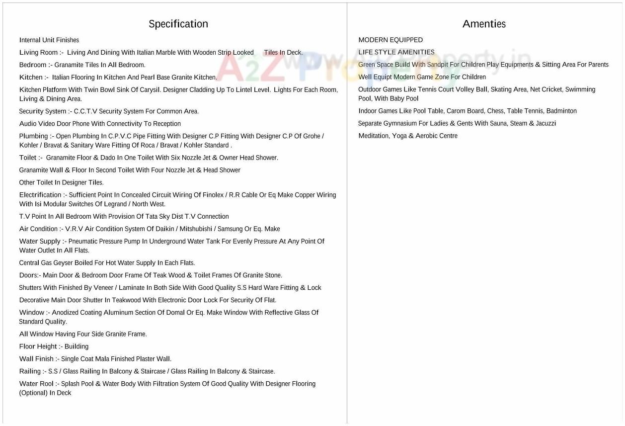  of real estate project Ashirwad River Homes located at Surat, Surat, Gujarat