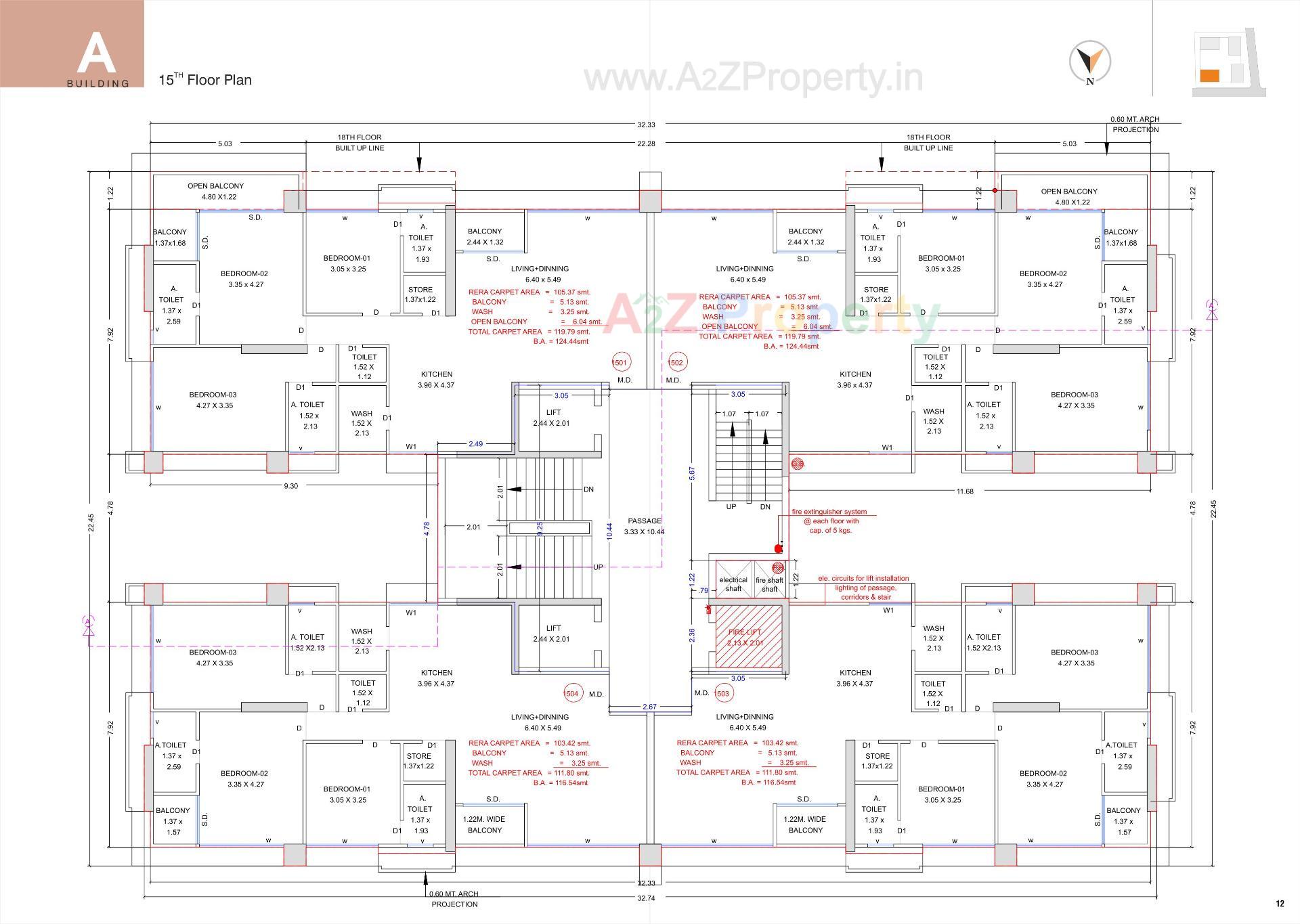 Layout of real estate project Ashtavinayak Homes located at Pal , Surat, Gujarat