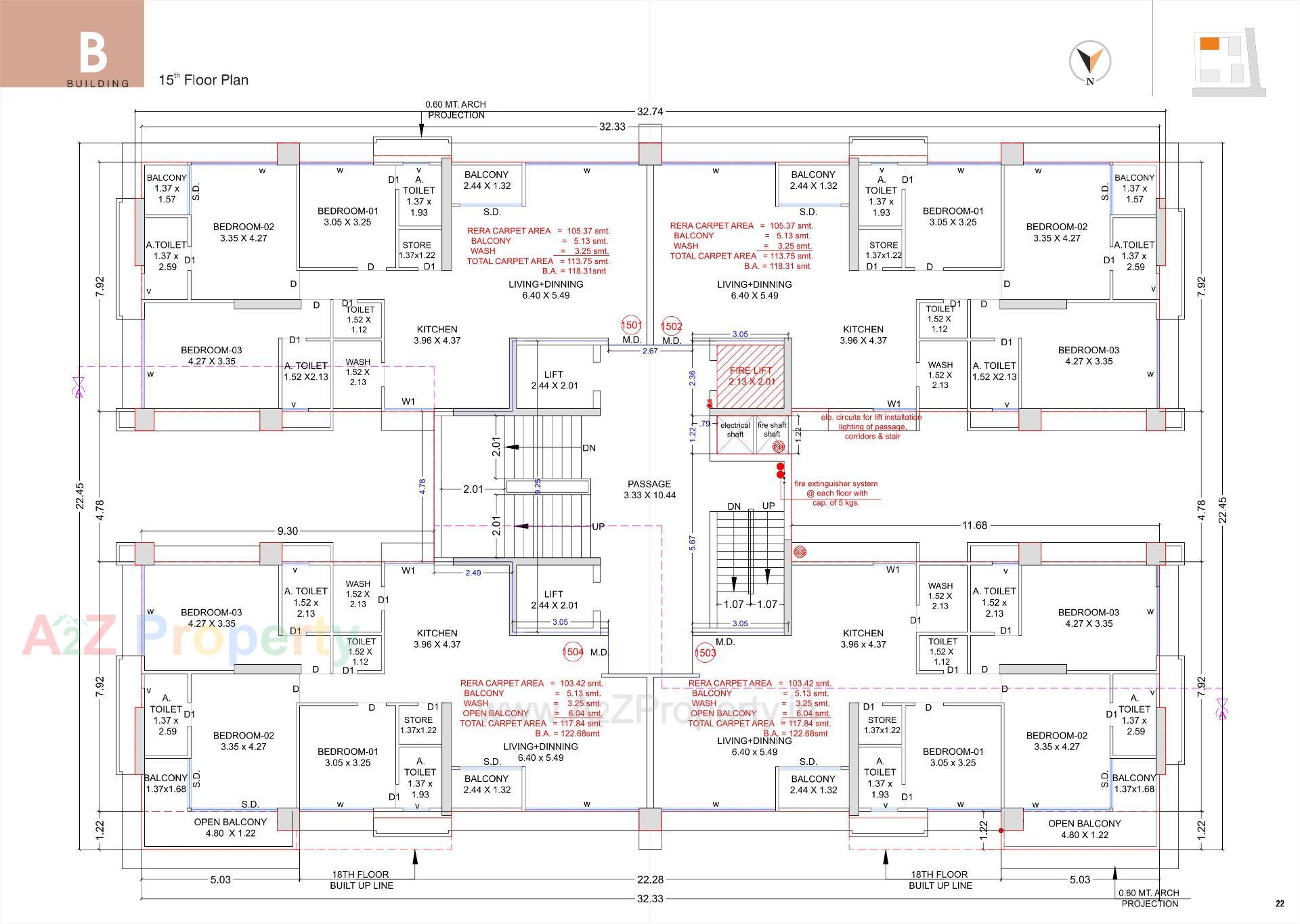 Layout of real estate project Ashtavinayak Homes located at Pal , Surat, Gujarat