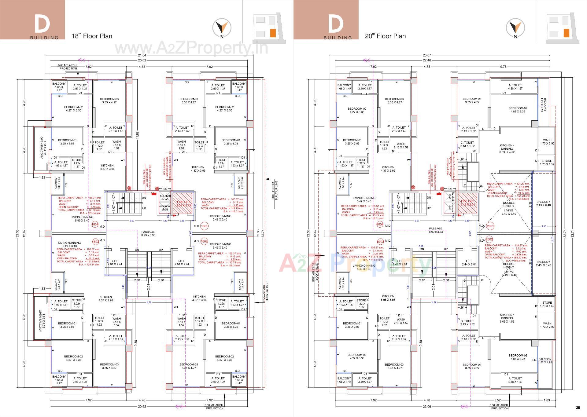 Layout of real estate project Ashtavinayak Homes located at Pal , Surat, Gujarat