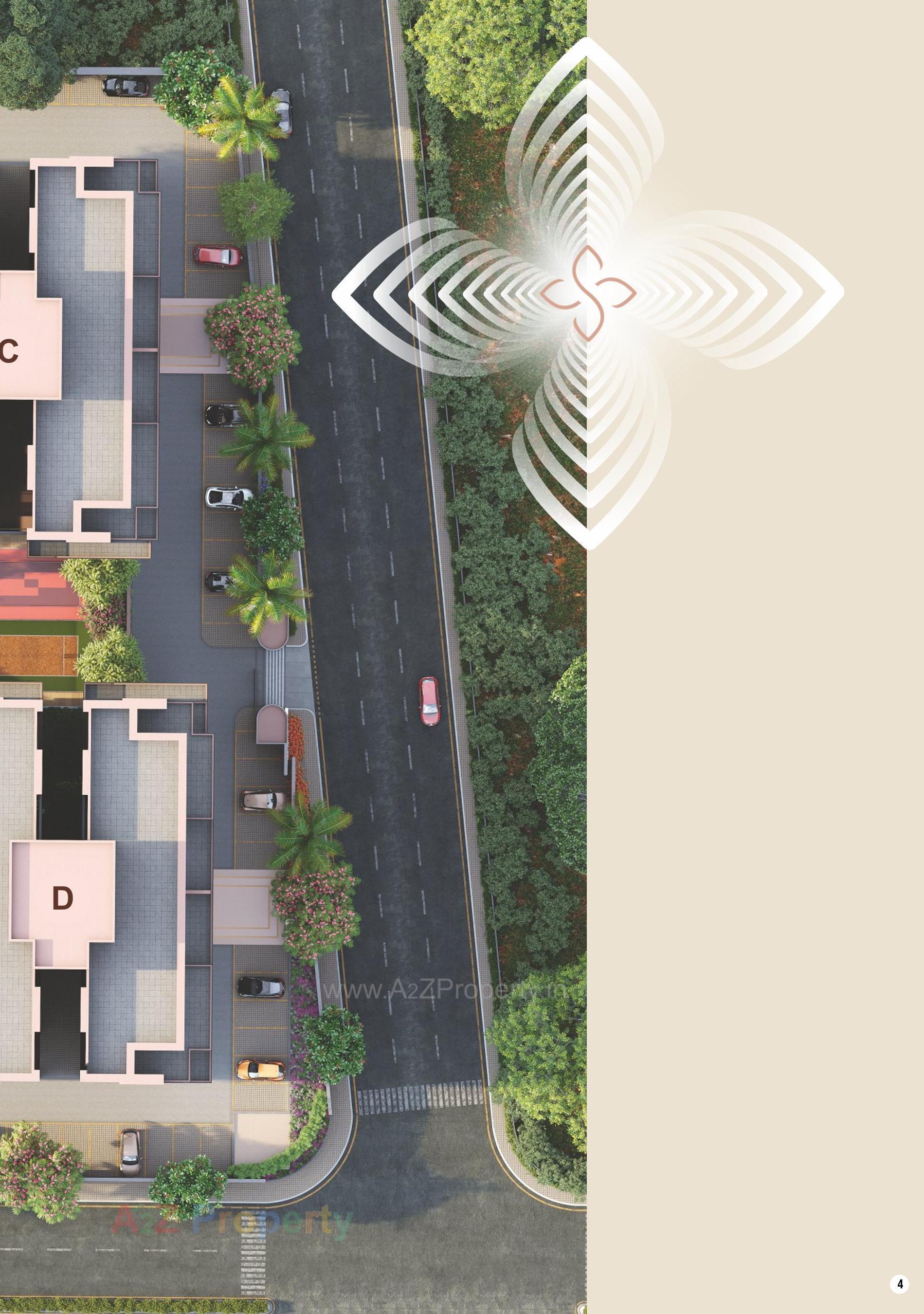 3D Elevation of real estate project Ashtavinayak Homes located at Pal , Surat, Gujarat