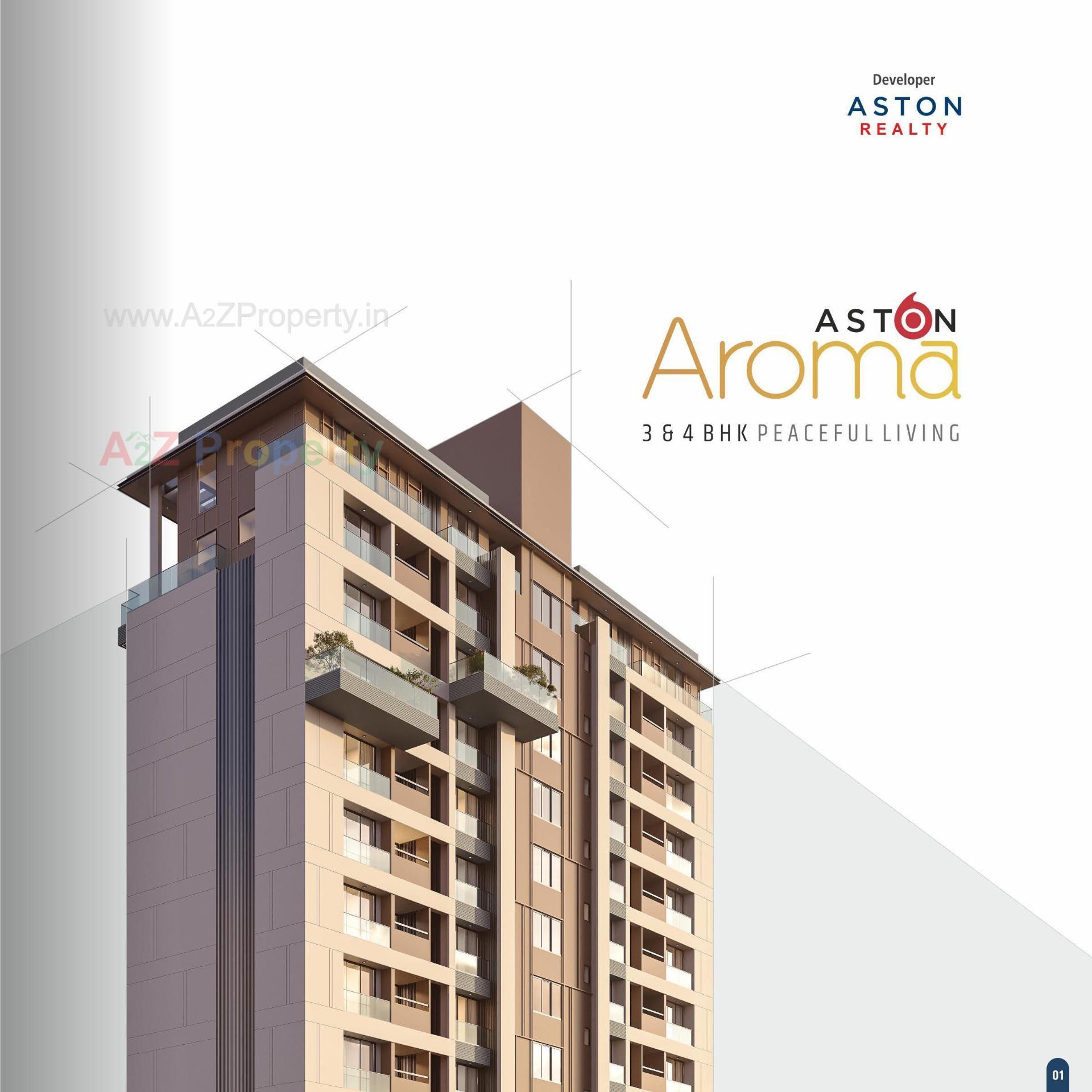 3D Elevation of real estate project Aston Aroma located at Pal, Surat, Gujarat