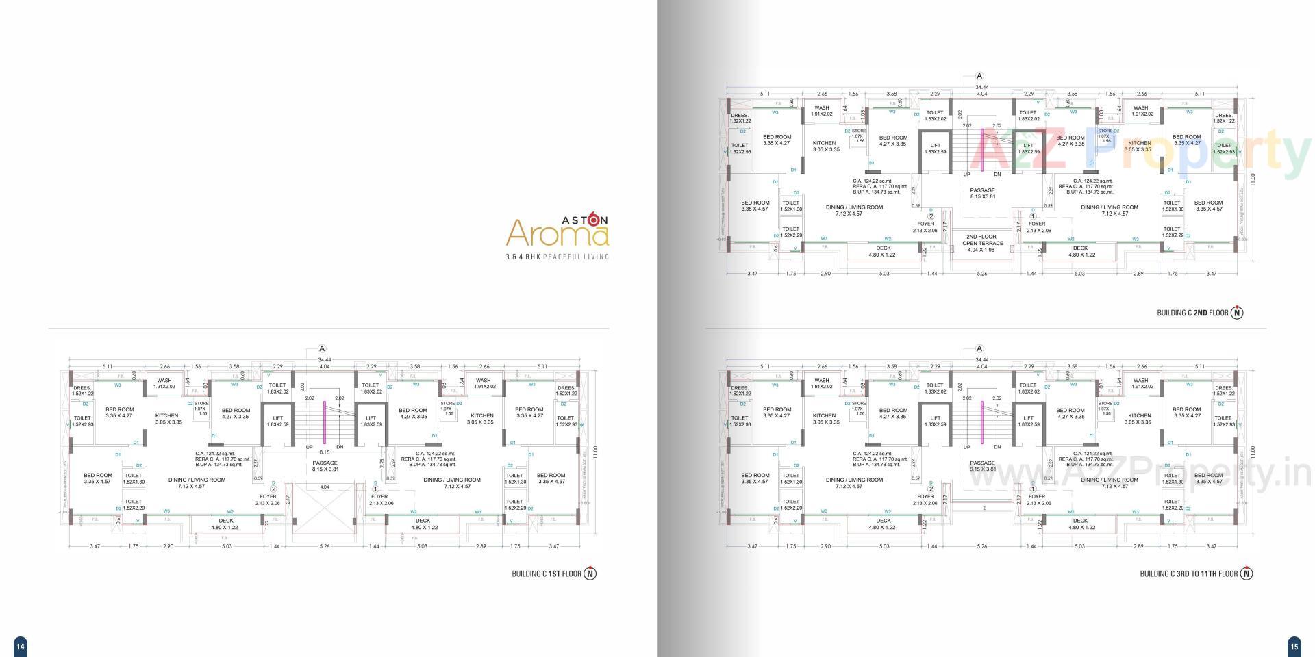 Layout of real estate project Aston Aroma located at Pal, Surat, Gujarat