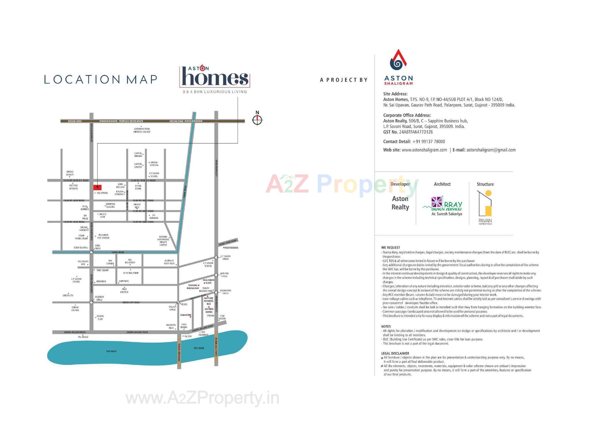  of real estate project Aston Homes located at Palonpore, Surat, Gujarat