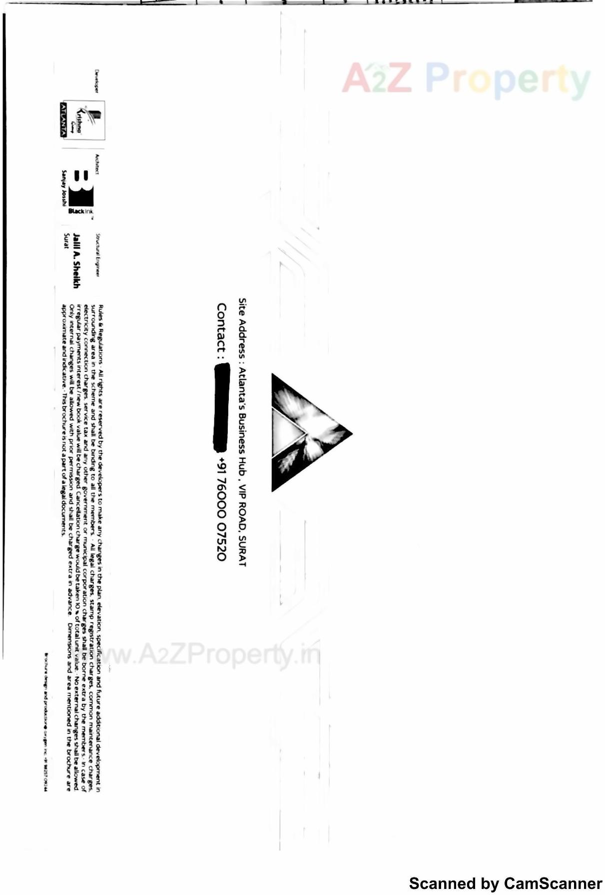  of real estate project Atlanta Business Hub located at Vesu, Surat, Gujarat