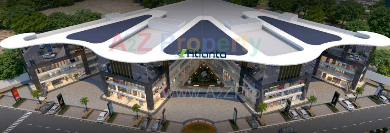 3D Elevation of real estate project Atlanta Mall located at Varachha, Surat, Gujarat