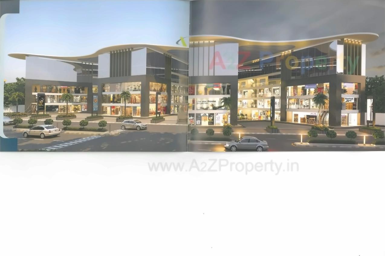 3D Elevation of real estate project Atlanta Mall located at Varachha, Surat, Gujarat