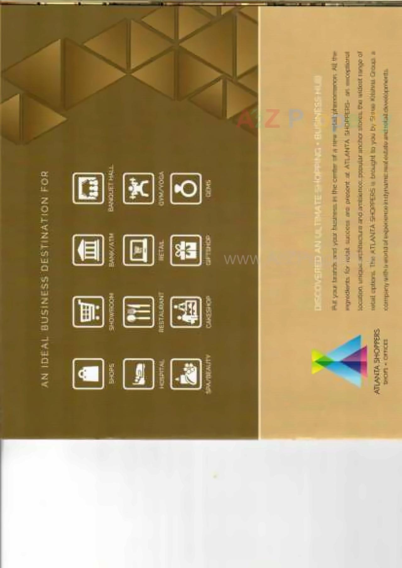  of real estate project Atlanta Shoppers located at Vesu, Surat, Gujarat