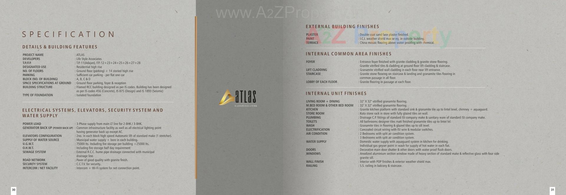  of real estate project Atlas located at Adajan, Surat, Gujarat