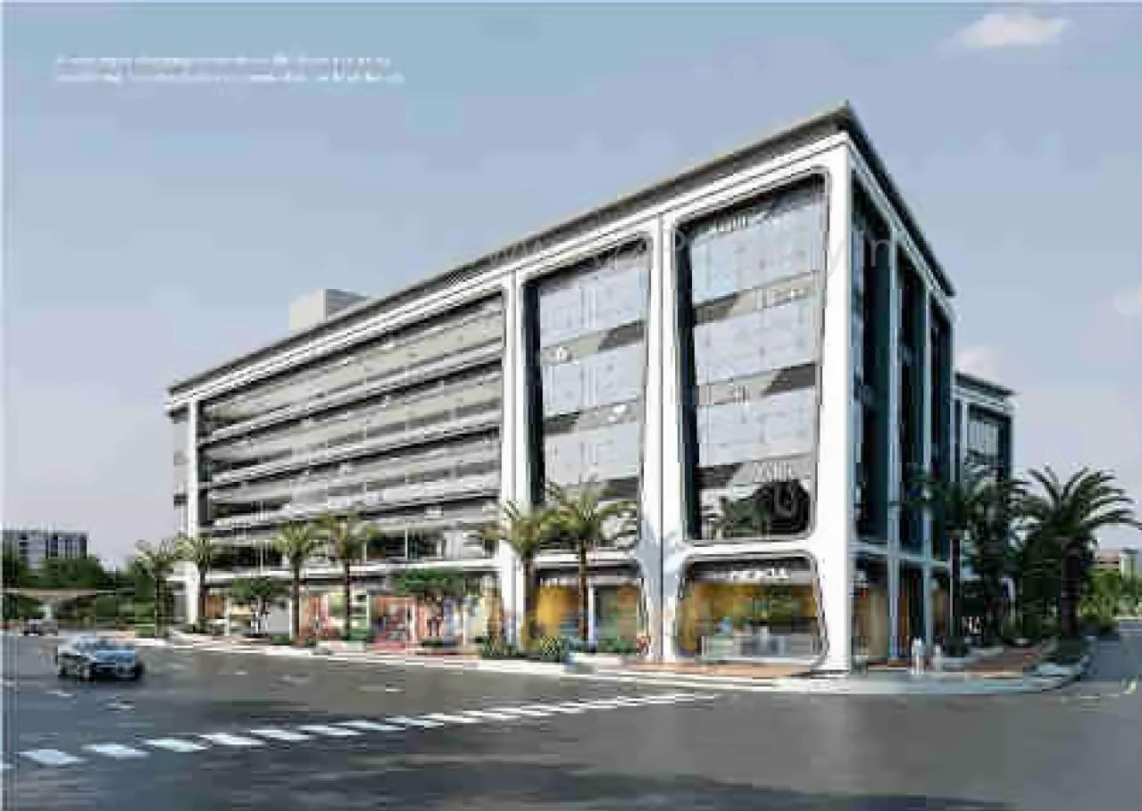 3D Elevation of real estate project Avadh Arena located at Bharthana, Surat, Gujarat