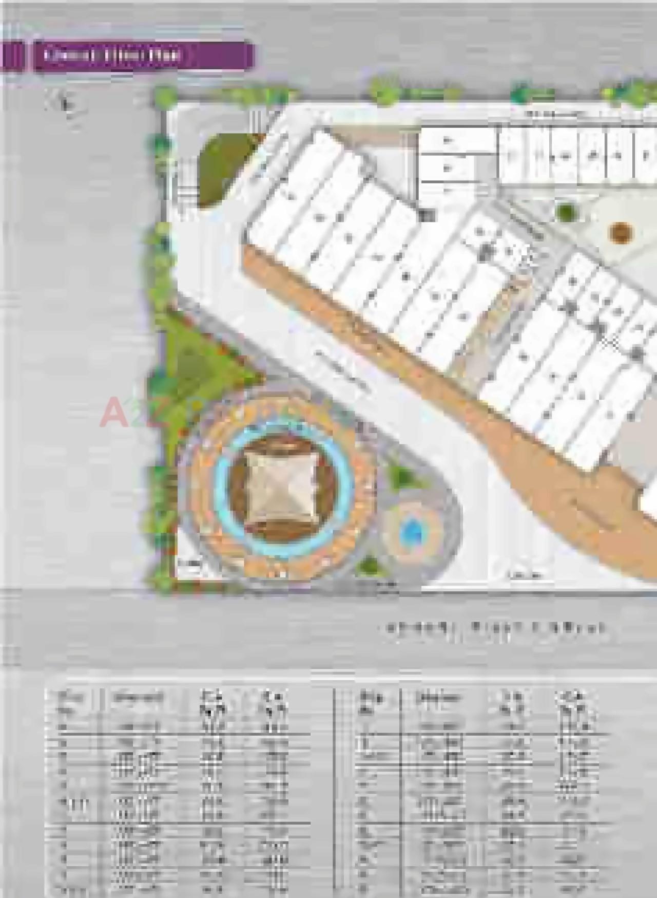 Layout of real estate project Avadh Arena located at Bharthana, Surat, Gujarat