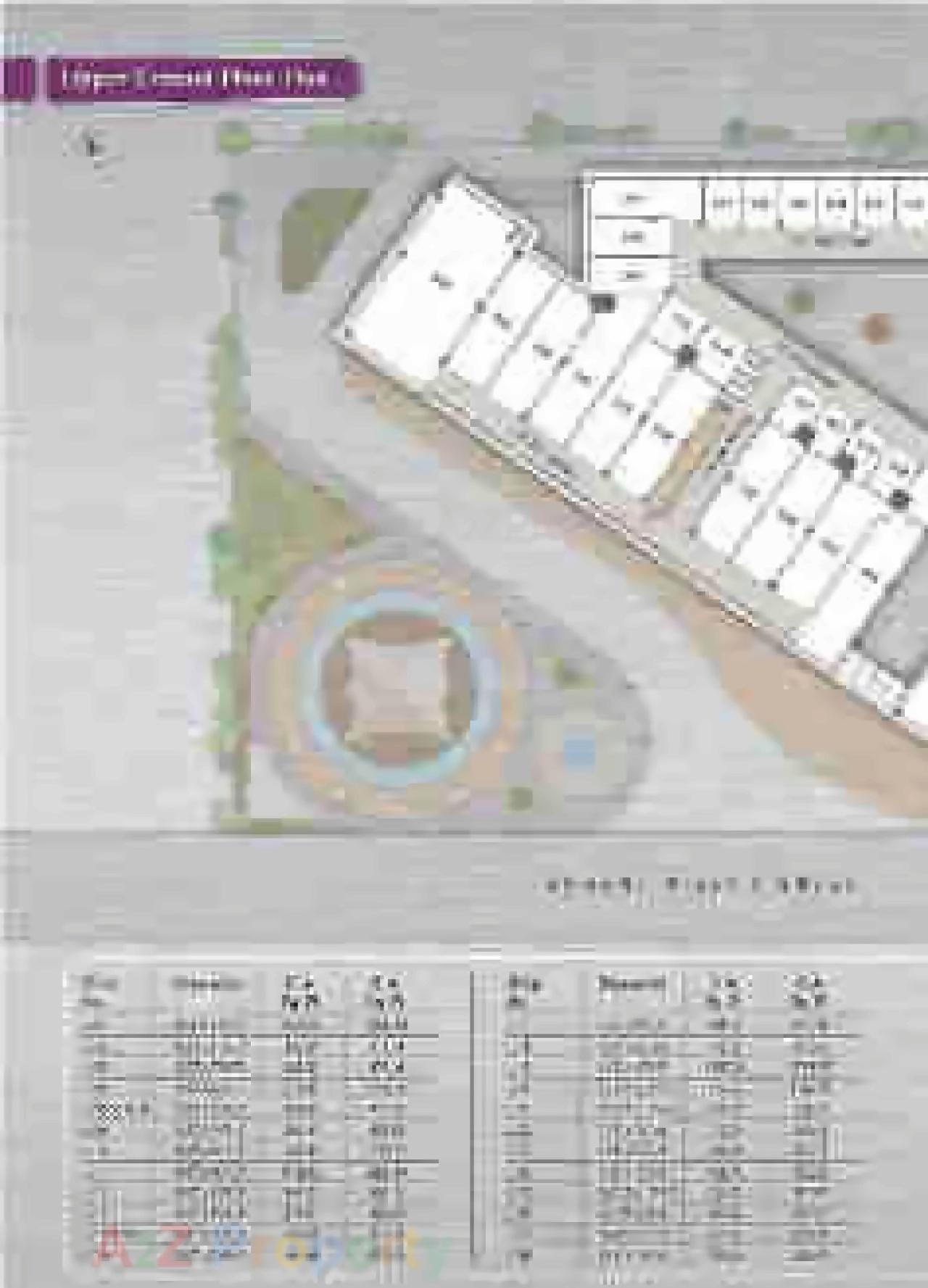 Layout of real estate project Avadh Arena located at Bharthana, Surat, Gujarat