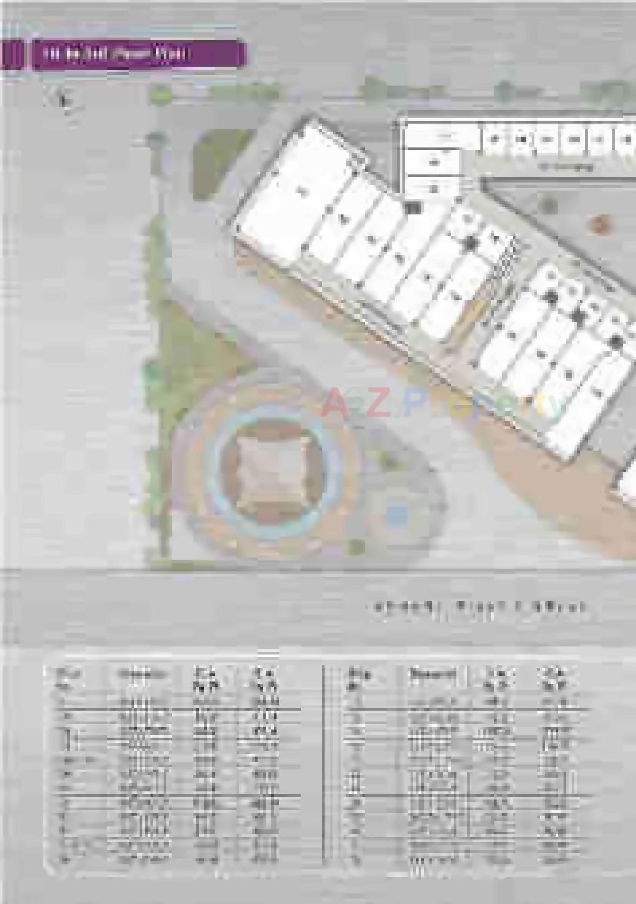 Layout of real estate project Avadh Arena located at Bharthana, Surat, Gujarat