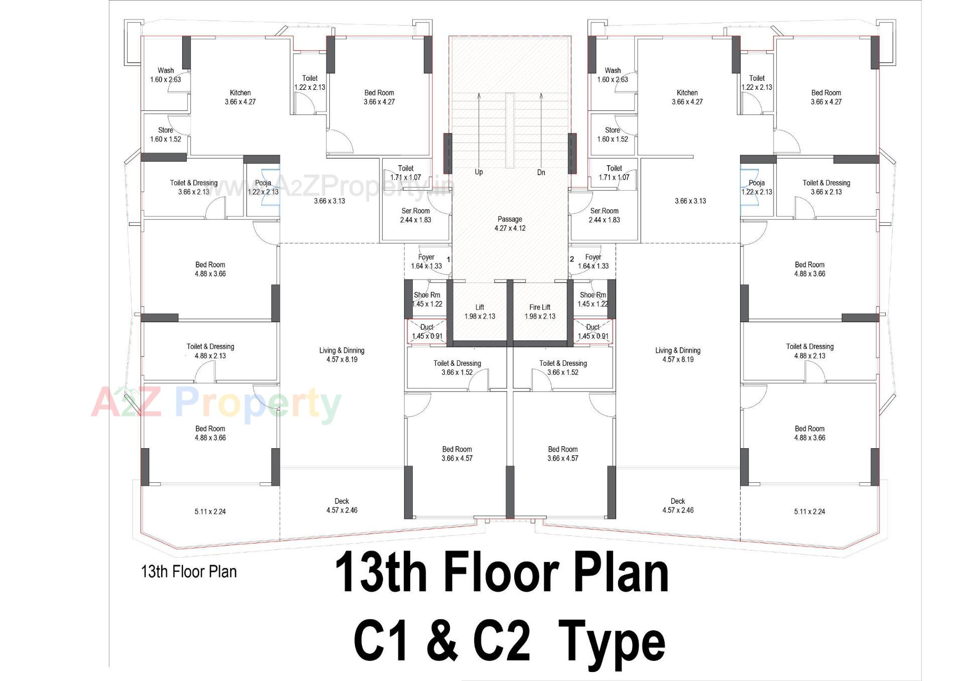 Layout of real estate project Avadh Bertina located at Vesu, Surat, Gujarat