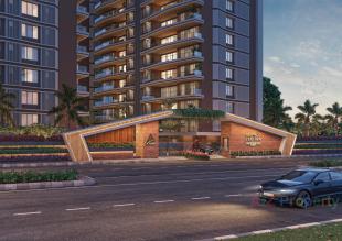 Elevation of real estate project Avadh Bertina located at Vesu, Surat, Gujarat
