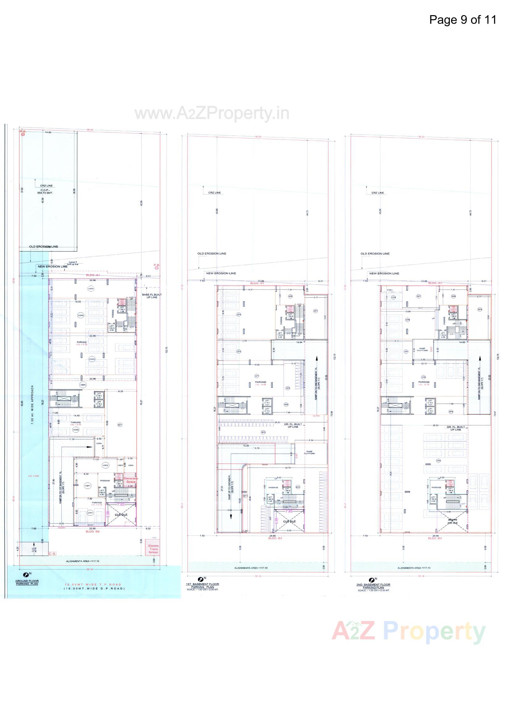 Layout of real estate project Avadh Classima located at Rundh, Surat, Gujarat