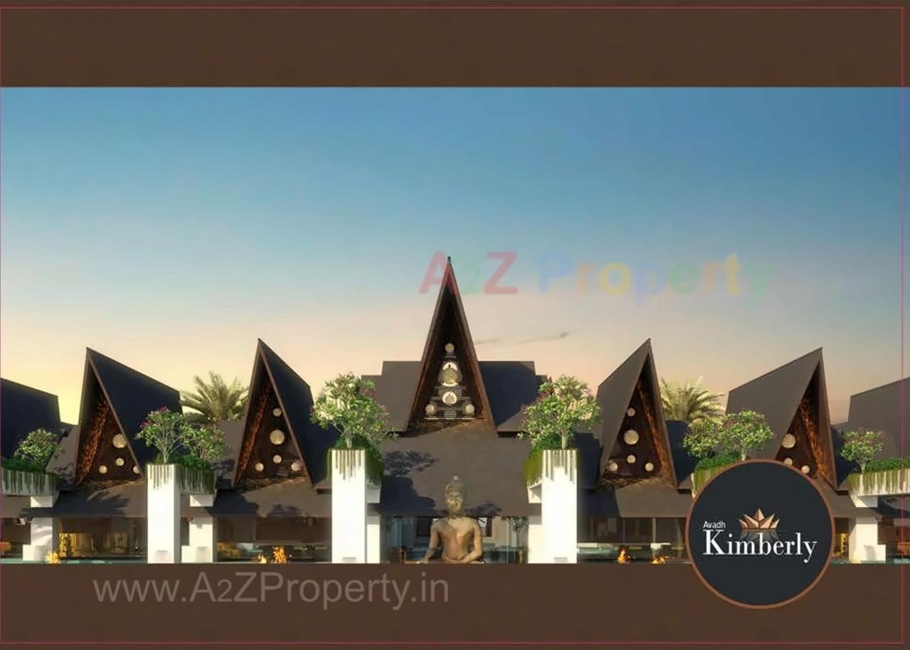 3D Elevation of real estate project Avadh Kimberly located at Palsana, Surat, Gujarat