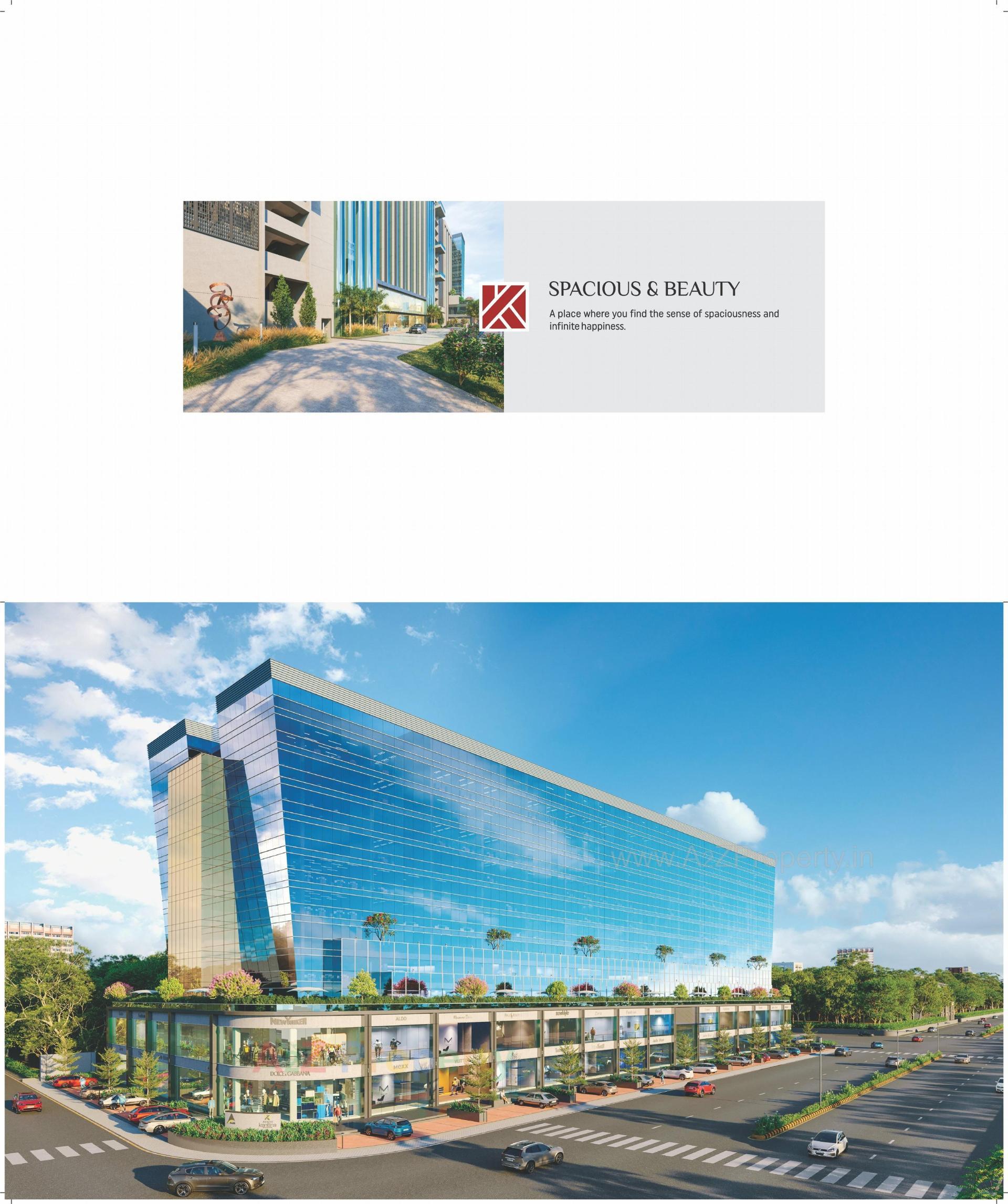 3D Elevation of real estate project Avadh Kontina located at Vesu, Surat, Gujarat