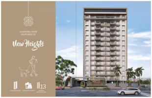 Elevation of real estate project Avenue located at Singanpore, Surat, Gujarat