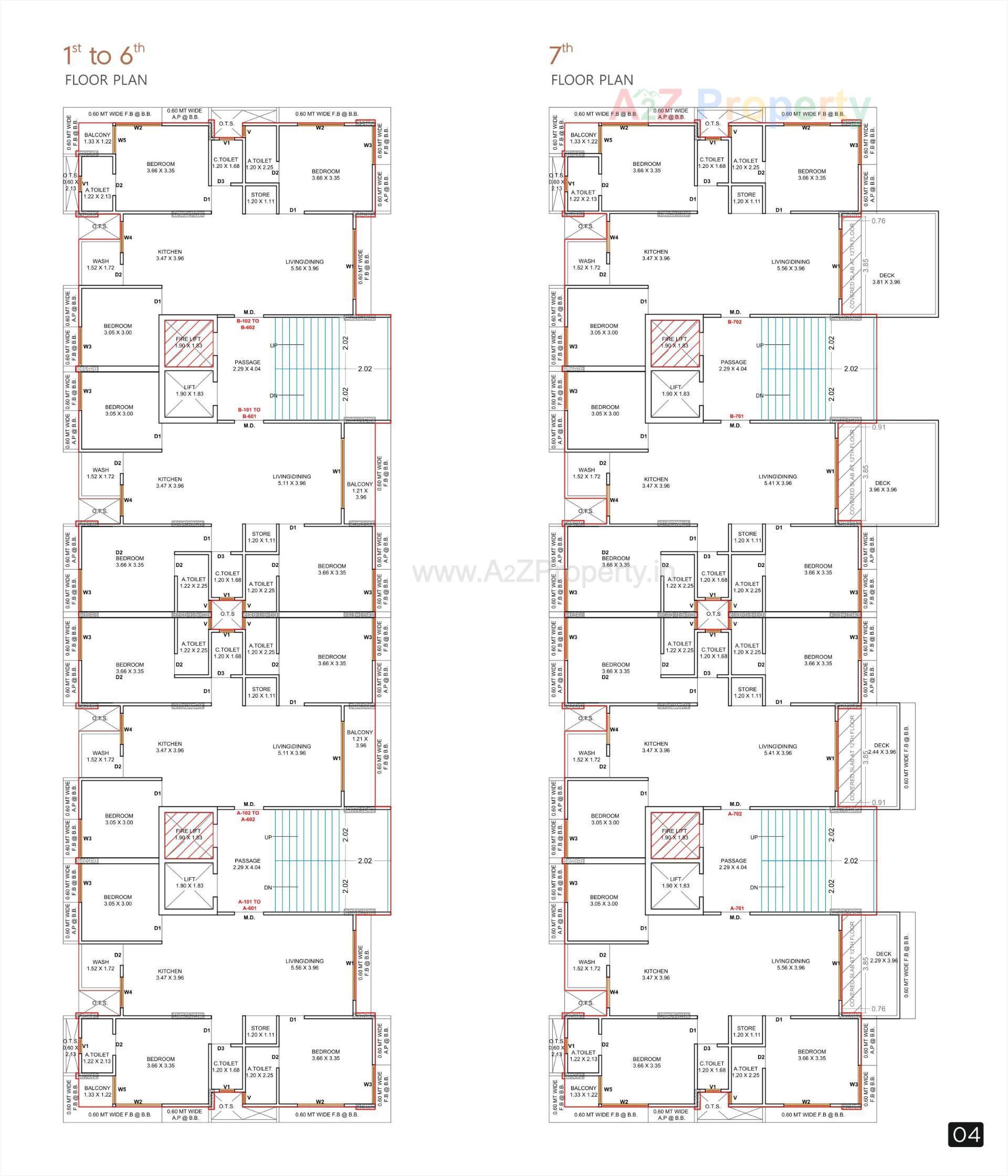 Layout of real estate project Avkash located at Dabholi-ta, Surat, Gujarat