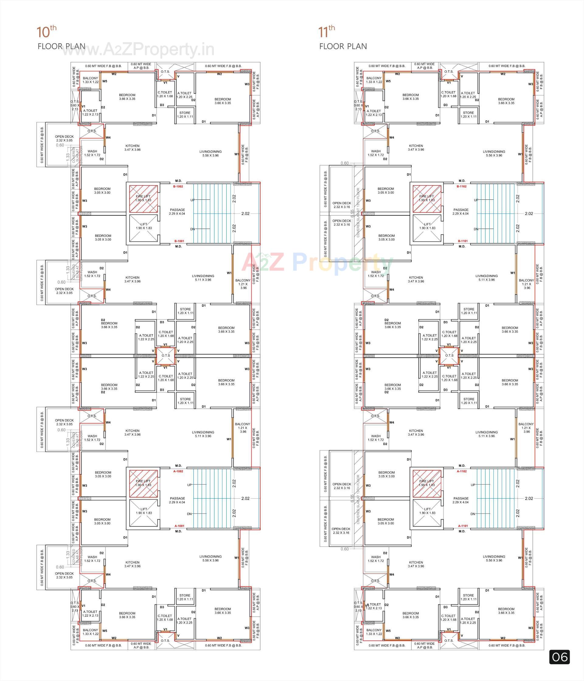 Layout of real estate project Avkash located at Dabholi-ta, Surat, Gujarat