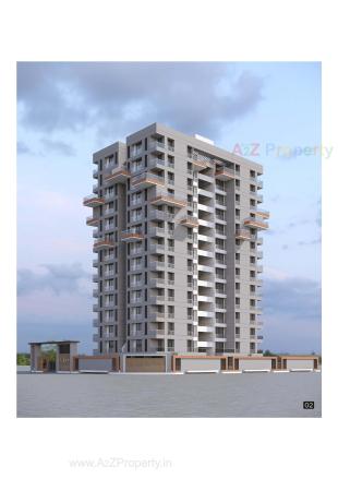 Elevation of real estate project Avkash located at Dabholi, Surat, Gujarat
