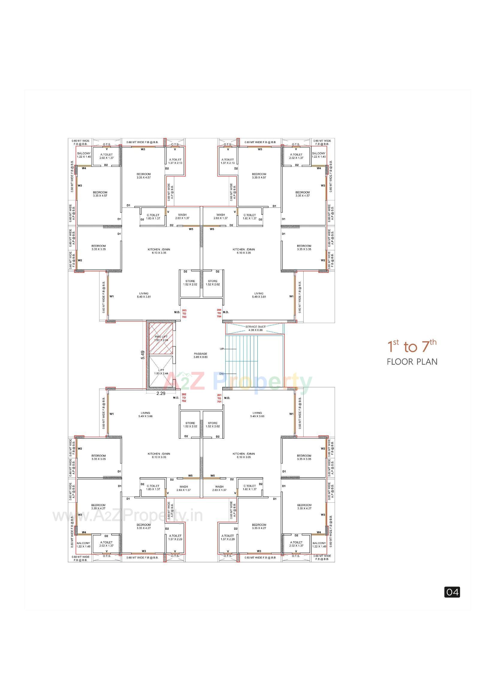 Layout of real estate project Avkash located at Dabholi, Surat, Gujarat