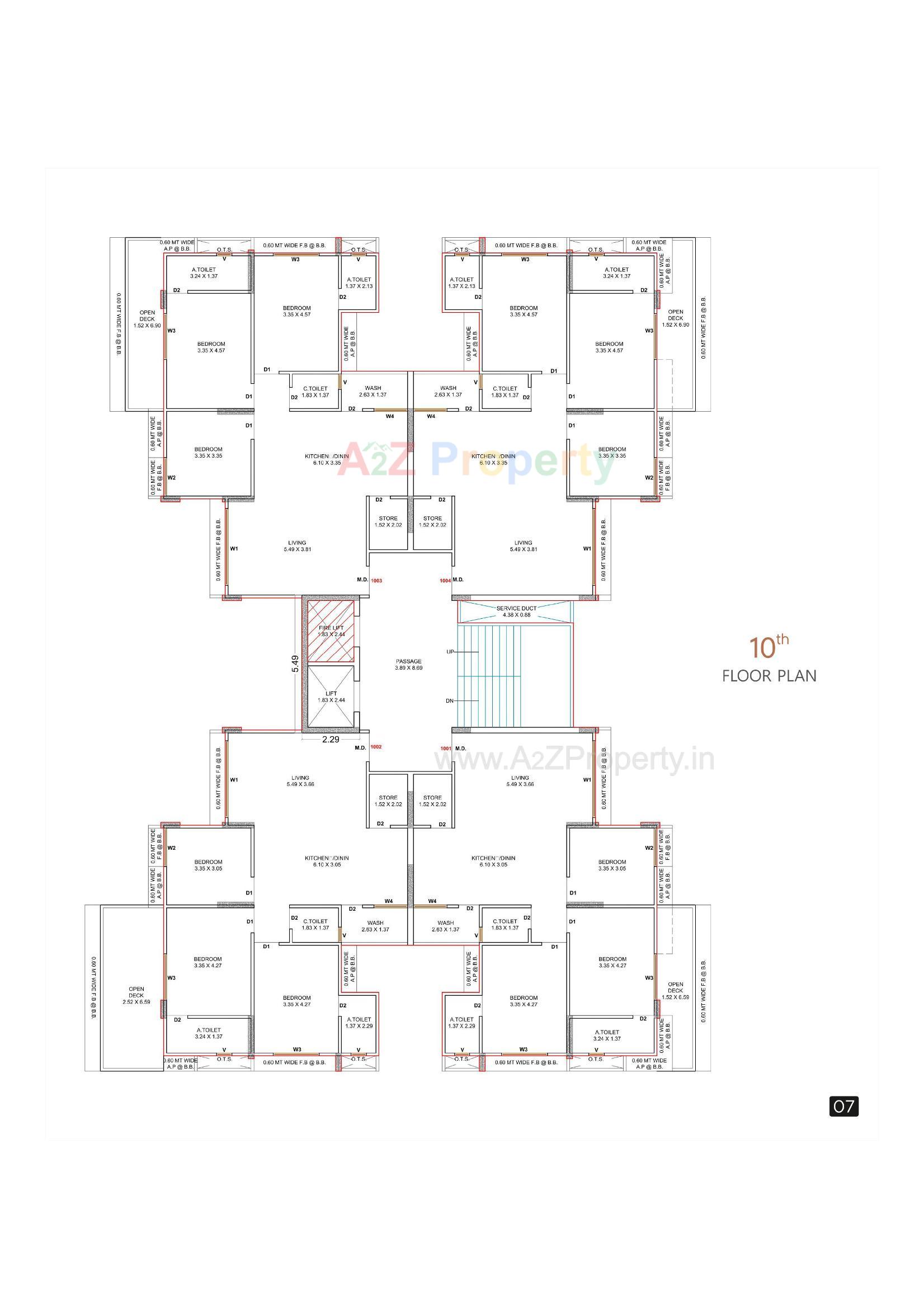 Layout of real estate project Avkash located at Dabholi, Surat, Gujarat