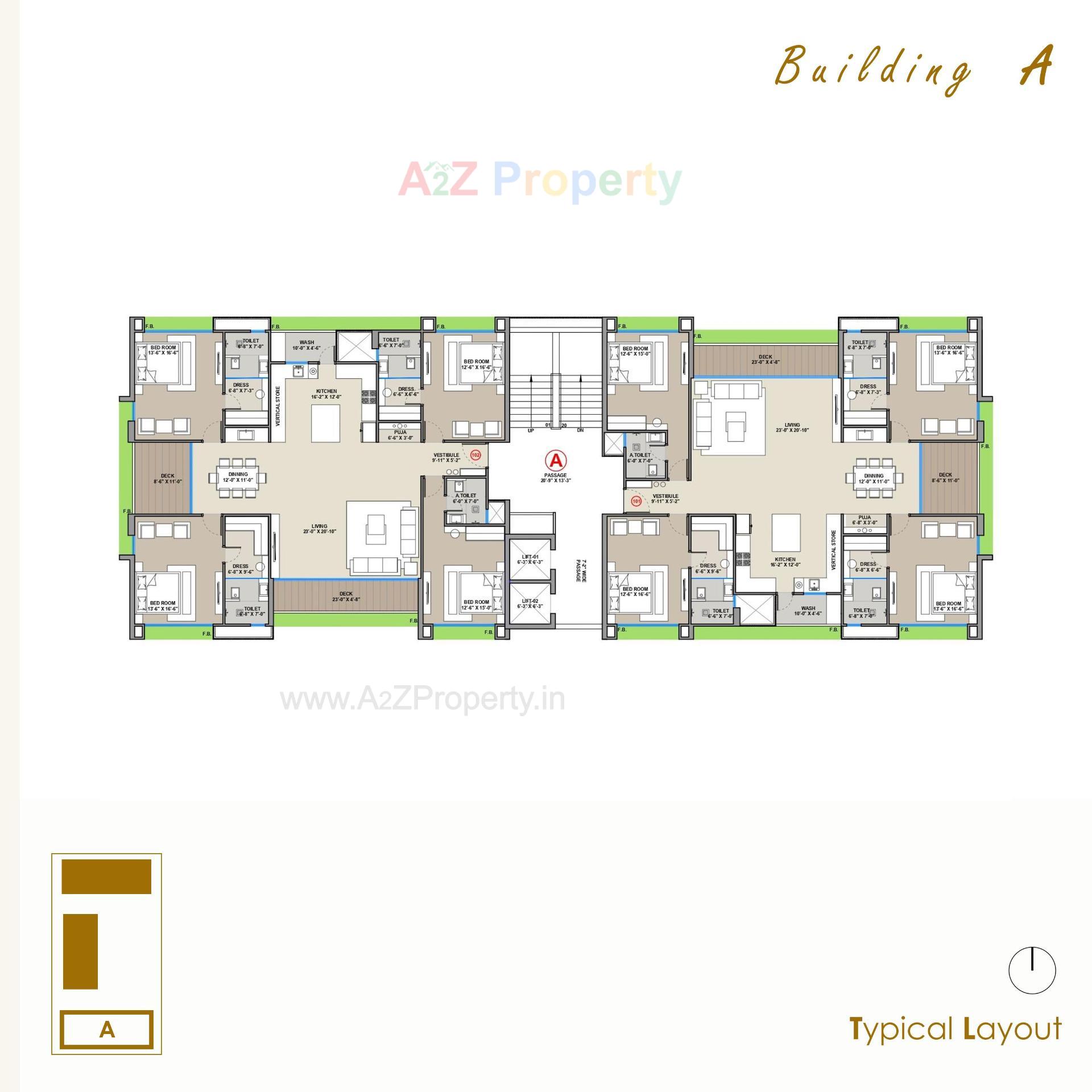 Layout of real estate project Baghban The Life Style located at Pal, Surat, Gujarat