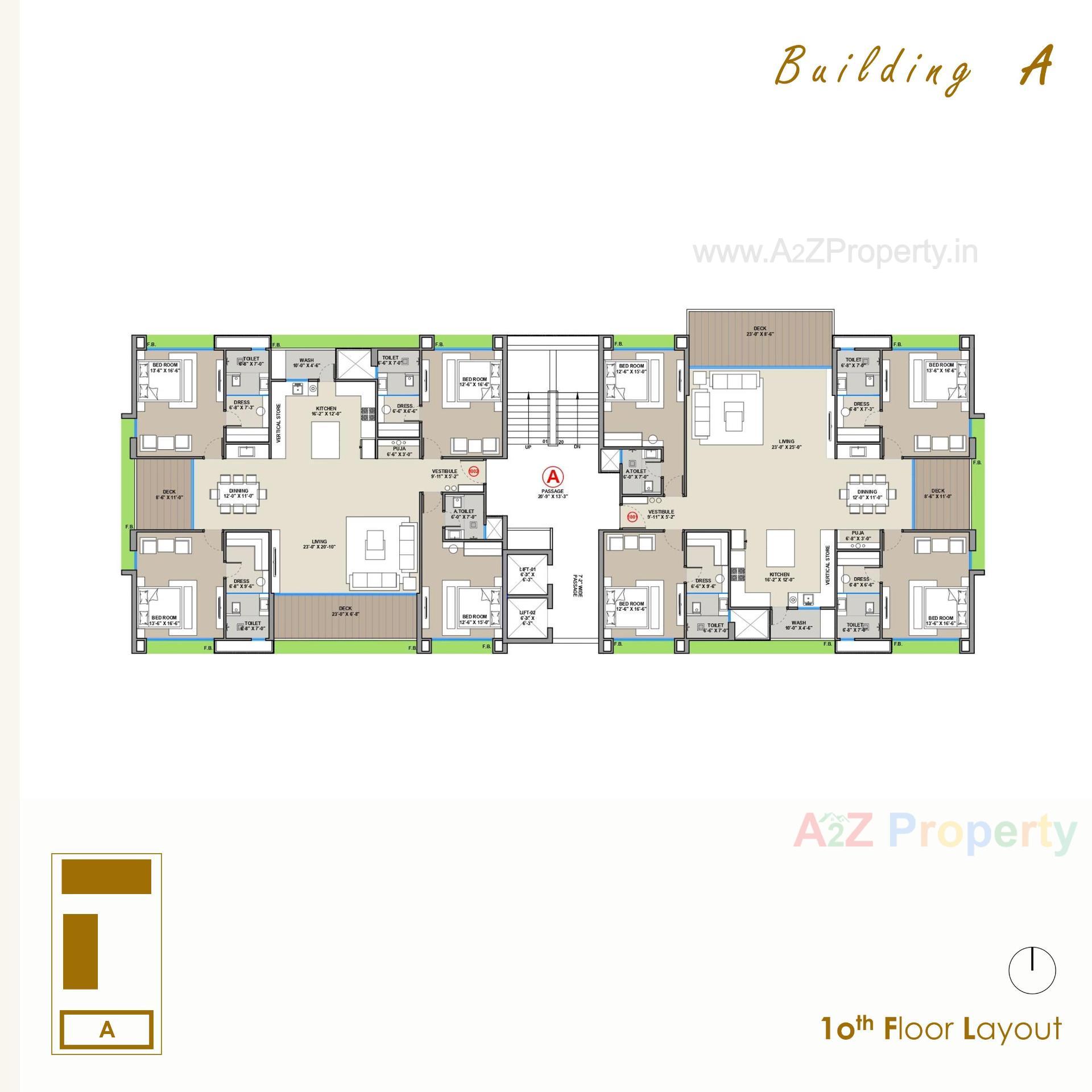 Layout of real estate project Baghban The Life Style located at Pal, Surat, Gujarat