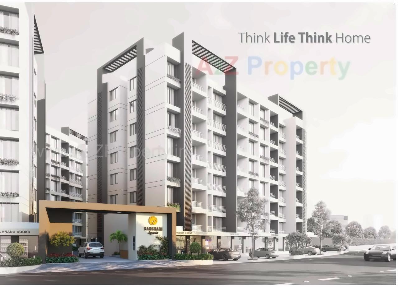3D Elevation of real estate project Bansari Luxuria located at Kholvad, Surat, Gujarat
