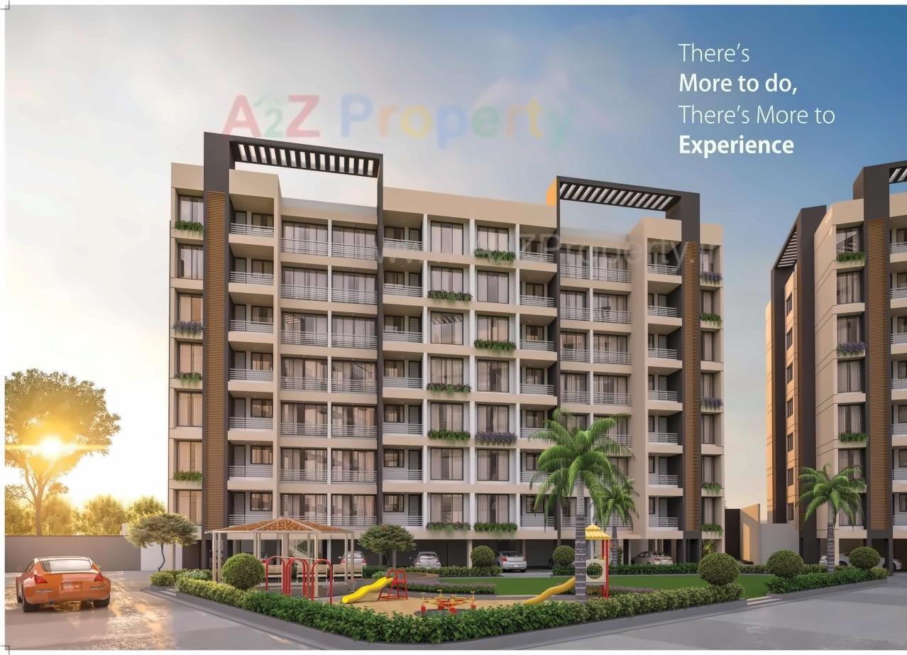 3D Elevation of real estate project Bansari Luxuria located at Kholvad, Surat, Gujarat