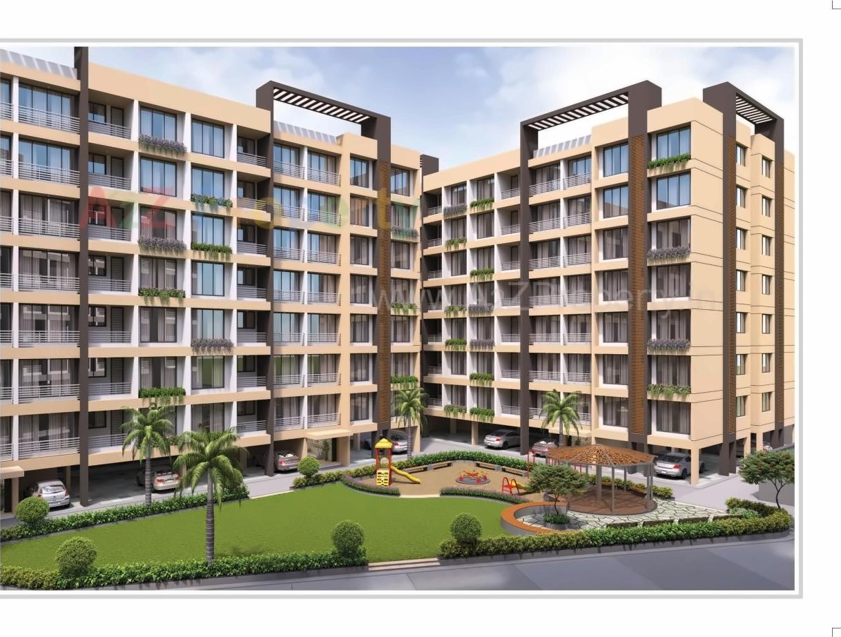 3D Elevation of real estate project Bansari Luxuria located at Kholvad, Surat, Gujarat