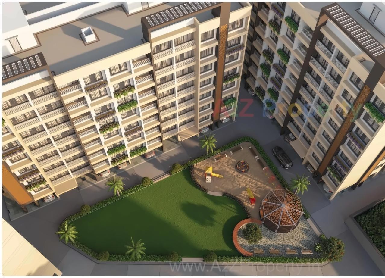 3D Elevation of real estate project Bansari Luxuria located at Kholvad, Surat, Gujarat
