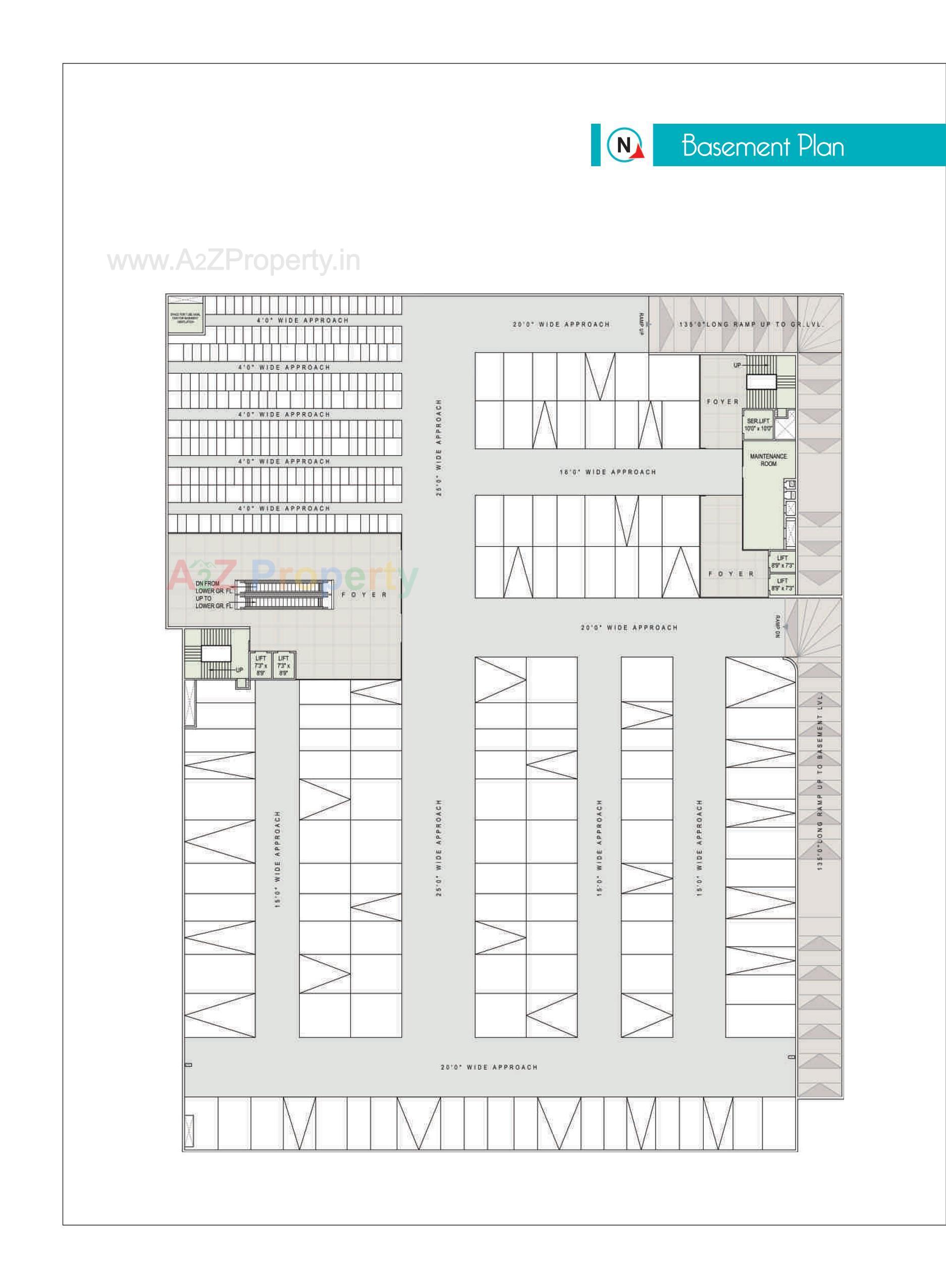 Layout of real estate project Be Mall located at Bardoli, Surat, Gujarat