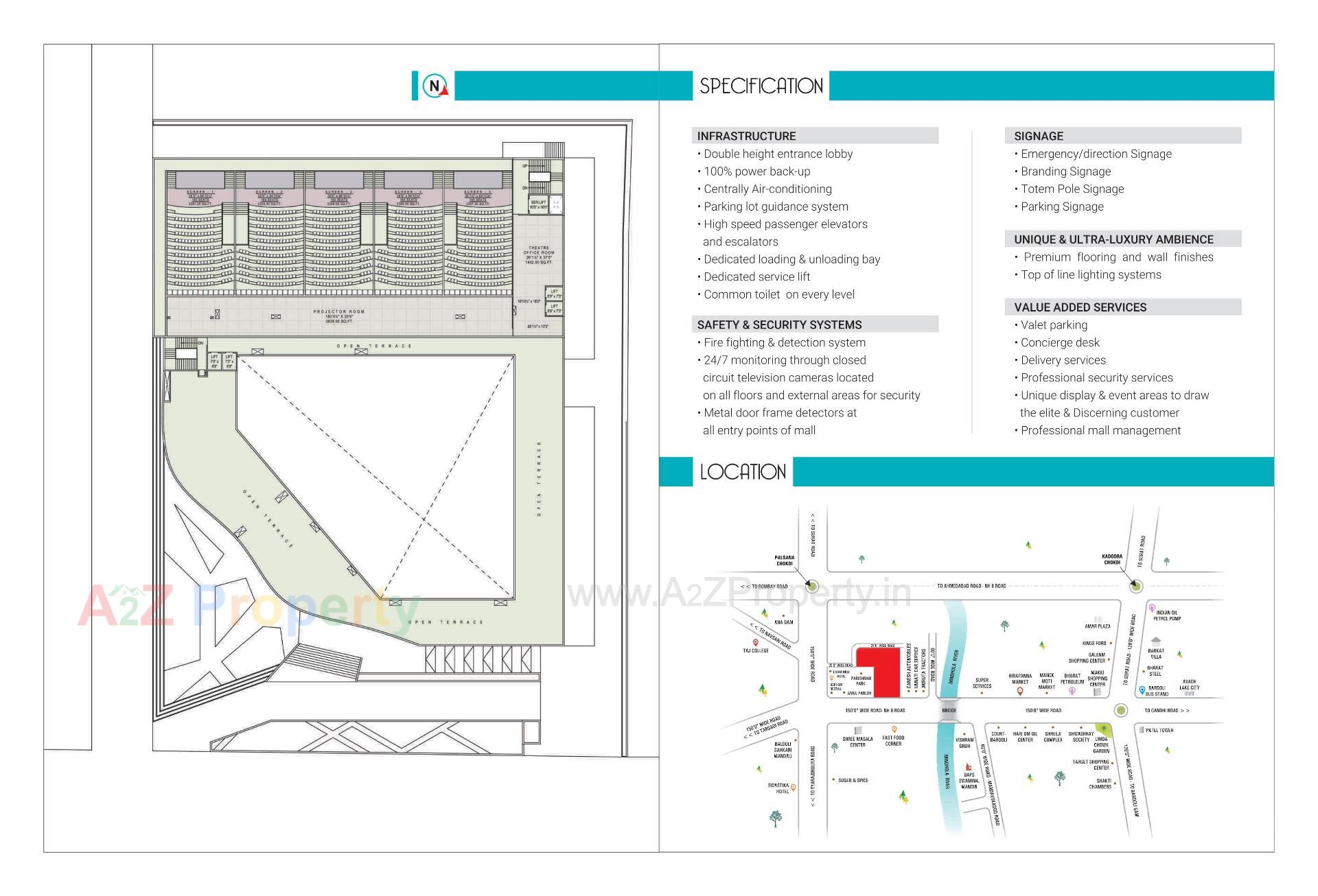  of real estate project Be Mall located at Bardoli, Surat, Gujarat