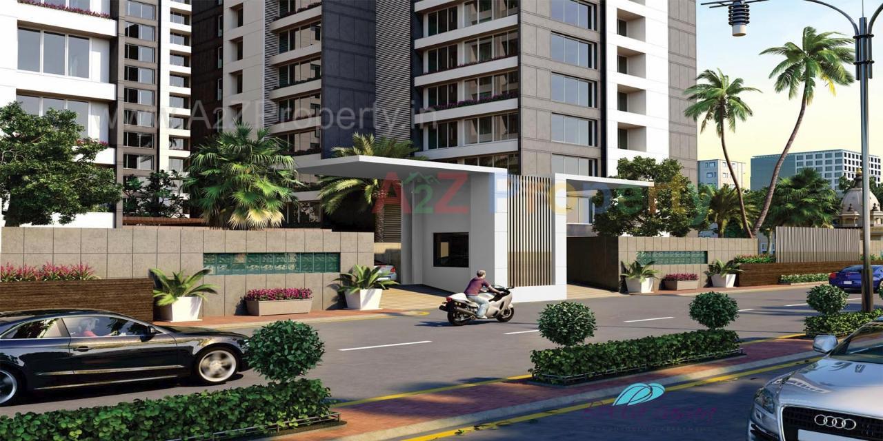 3D Elevation of real estate project Bellacasaa located at Bhimrad, Surat, Gujarat