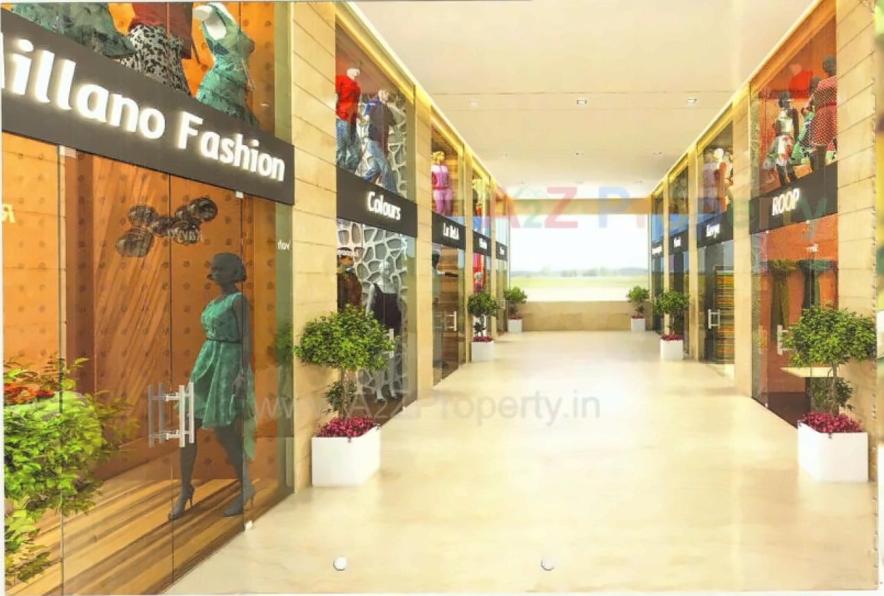 3D Elevation of real estate project Bellagio Lace Textile Market located at Puna, Surat, Gujarat