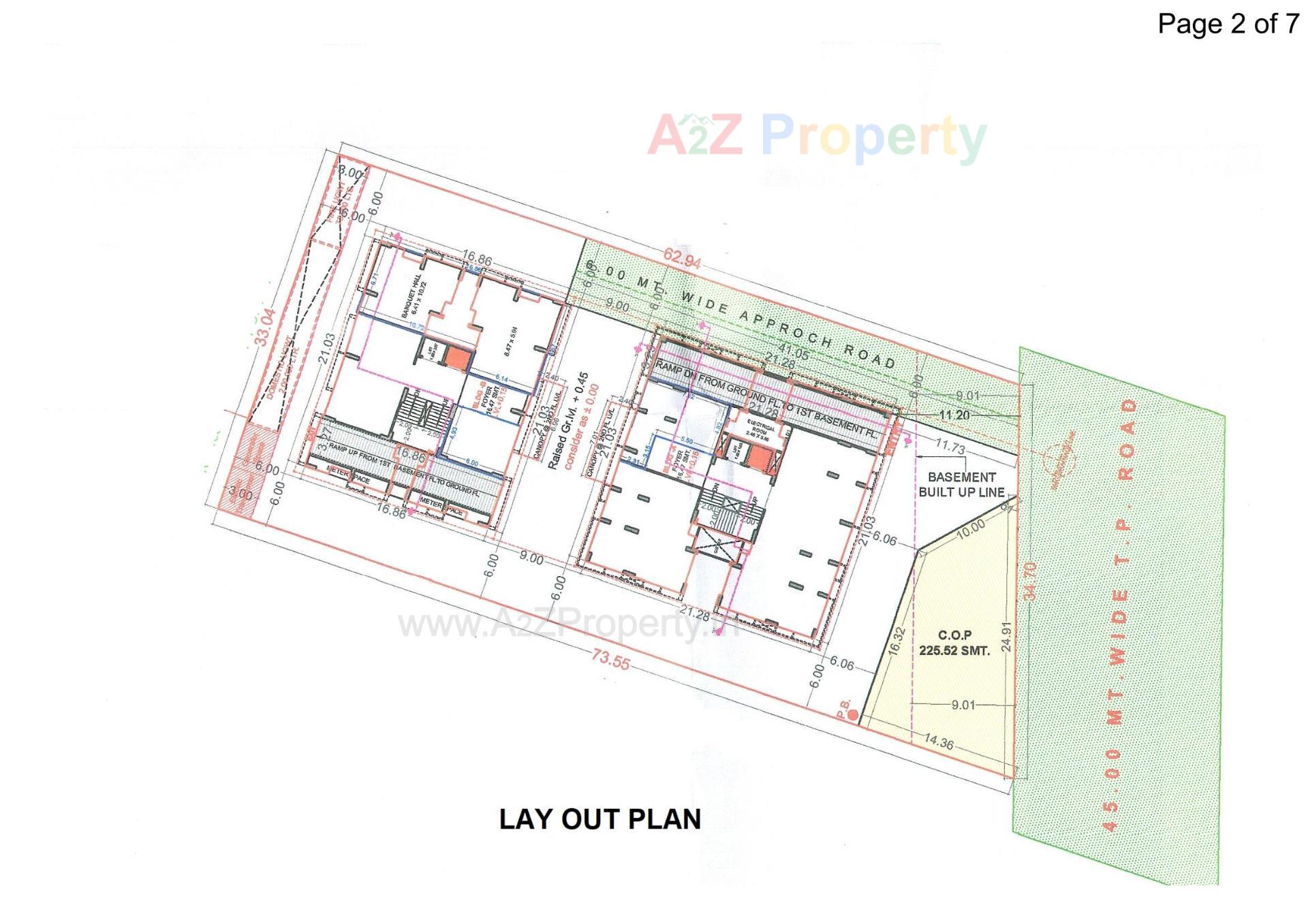 Layout of real estate project Bhagwat Elita located at Mota-varachha, Surat, Gujarat
