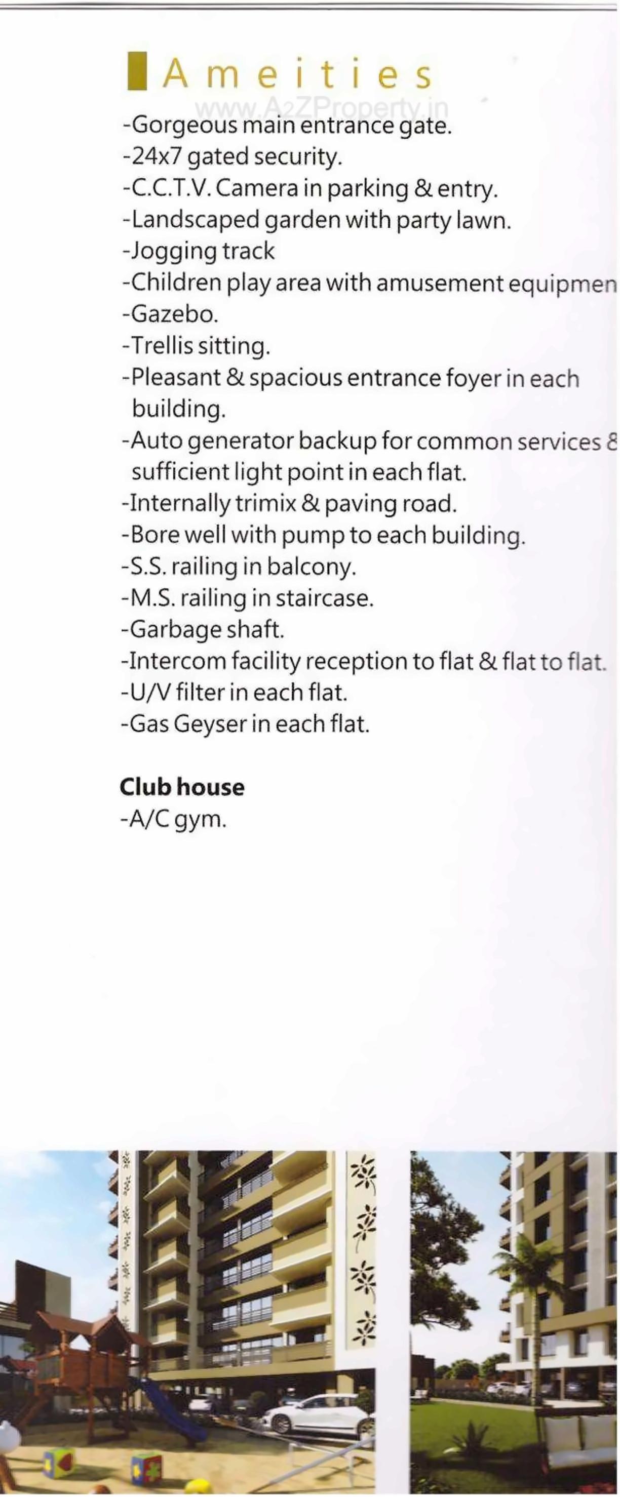 Amenities of Bilvam Heights