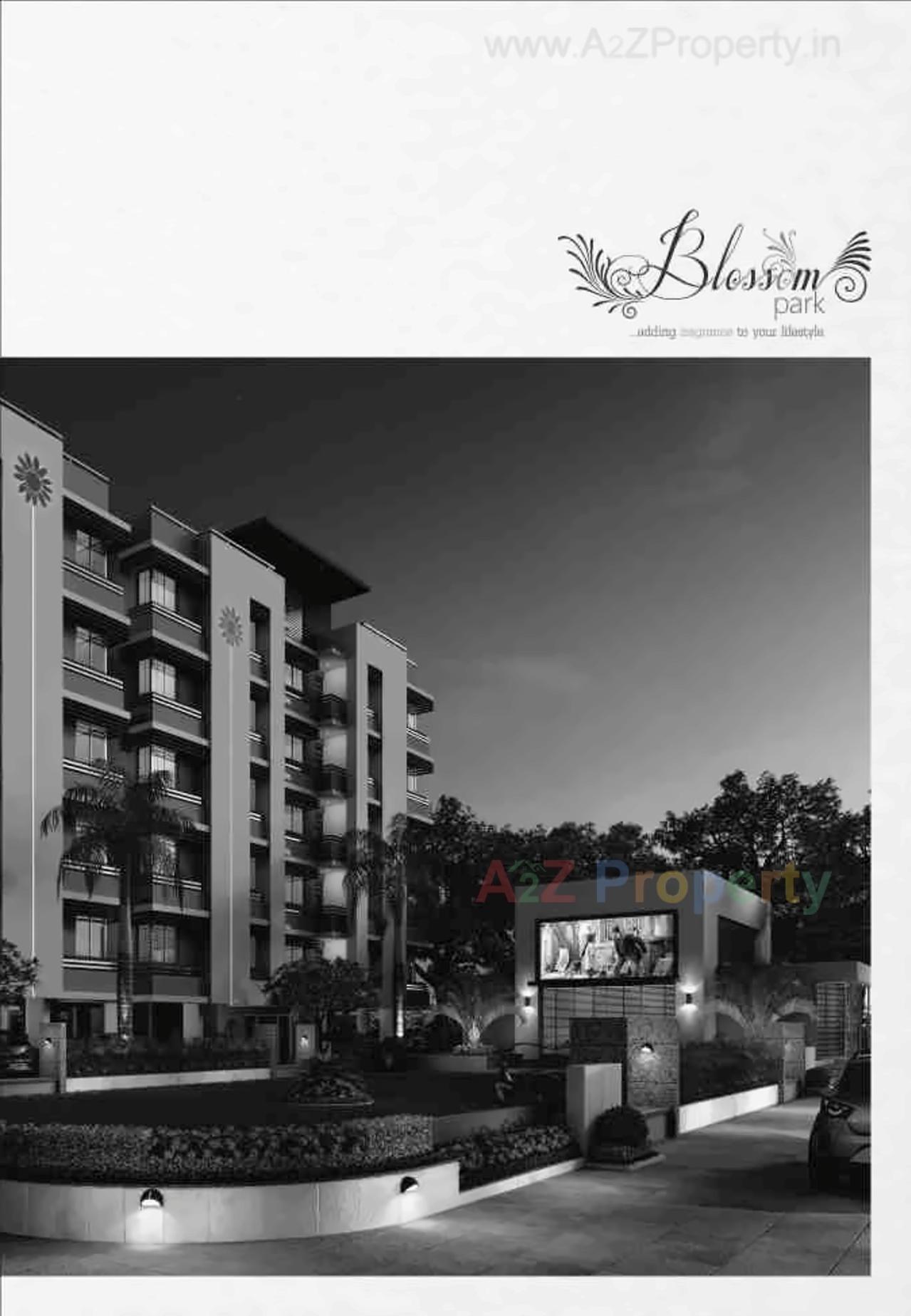 3D Elevation of real estate project Blossom Park located at Kadodara, Surat, Gujarat