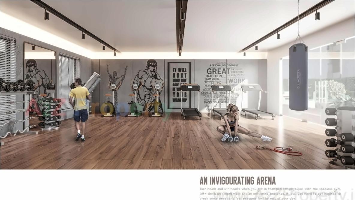 3D Elevation of real estate project Blu Altezza located at Pal, Surat, Gujarat