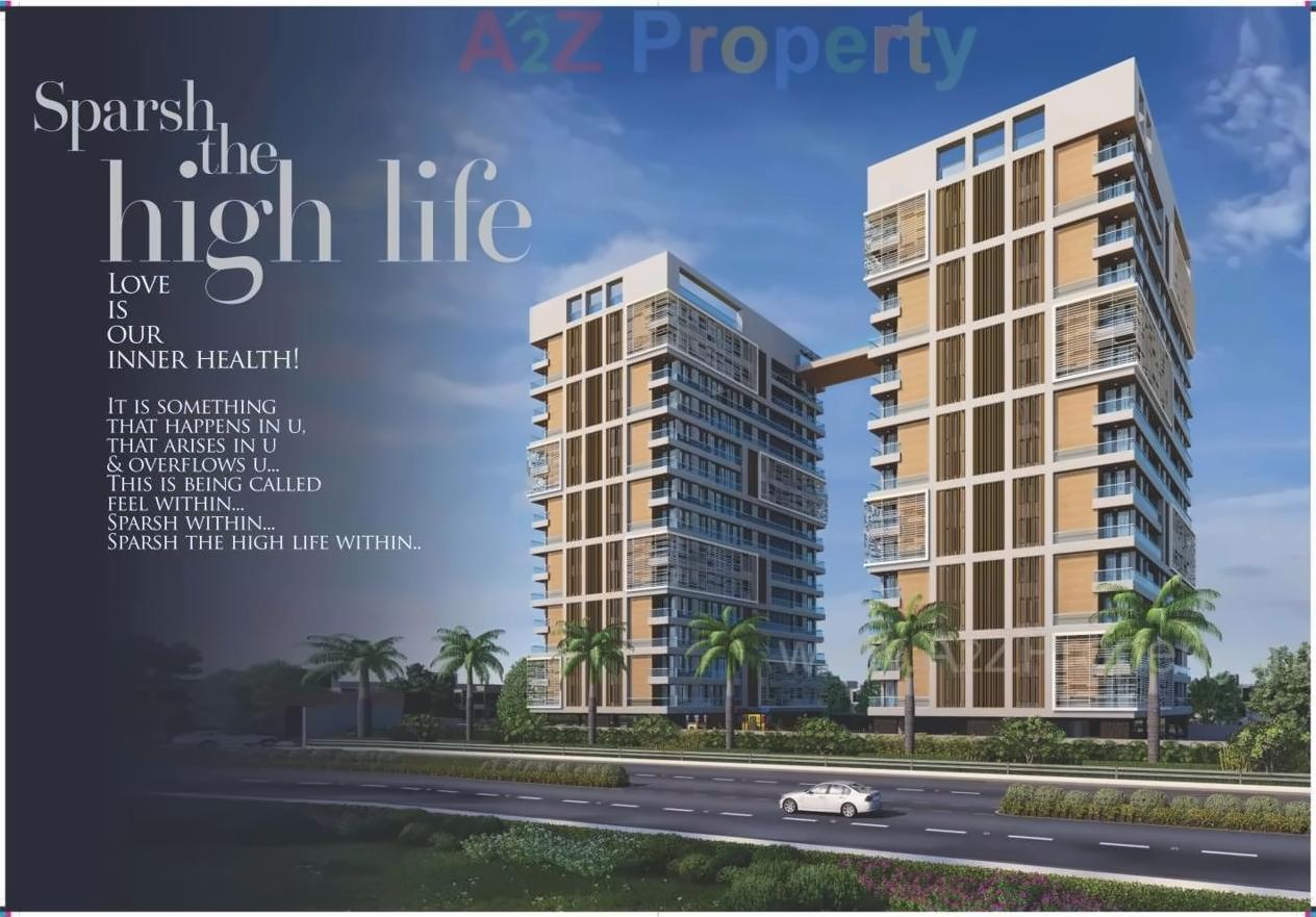 3D Elevation of real estate project Blu Sparsh located at Surat, Surat, Gujarat