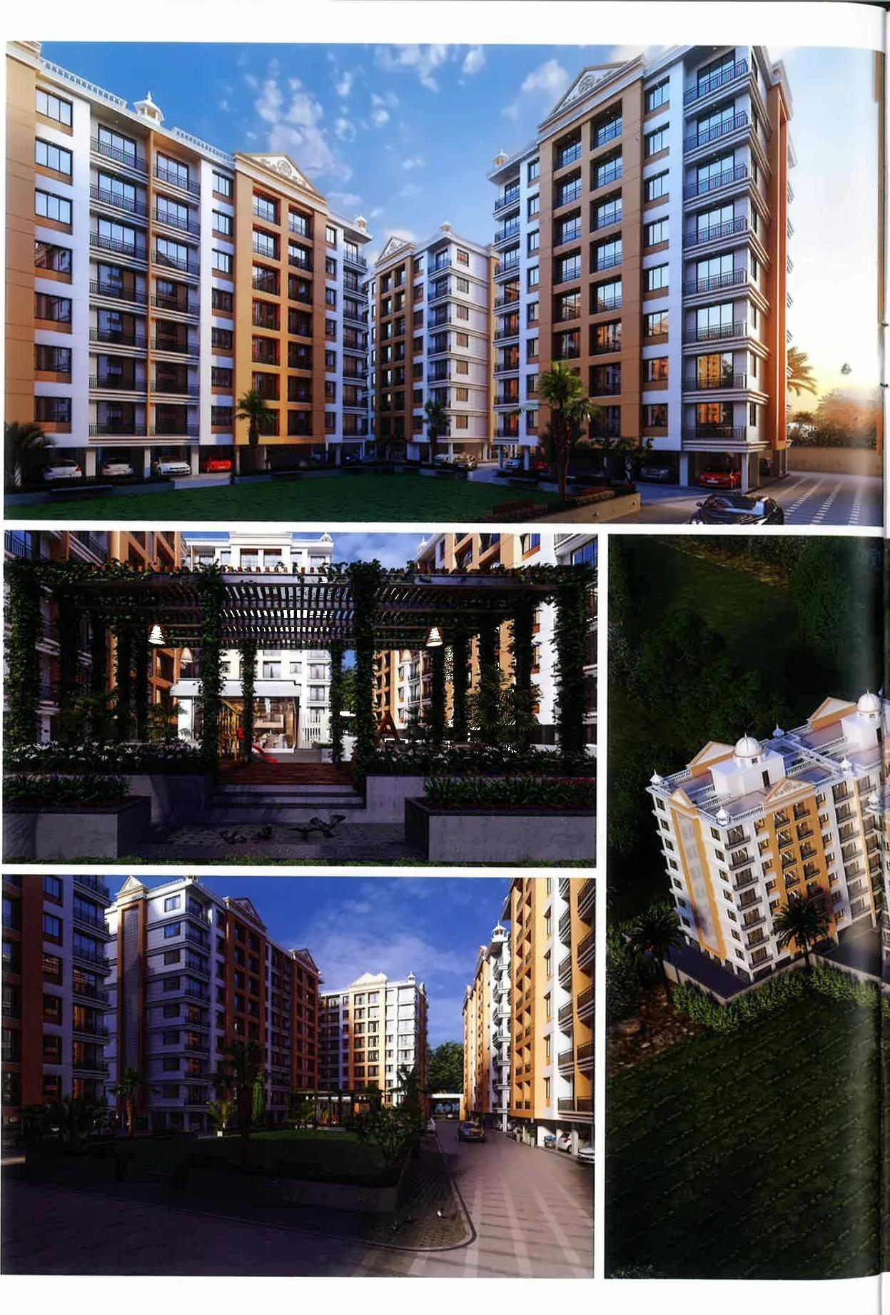 3D Elevation of real estate project Blue City located at Varachha, Surat, Gujarat