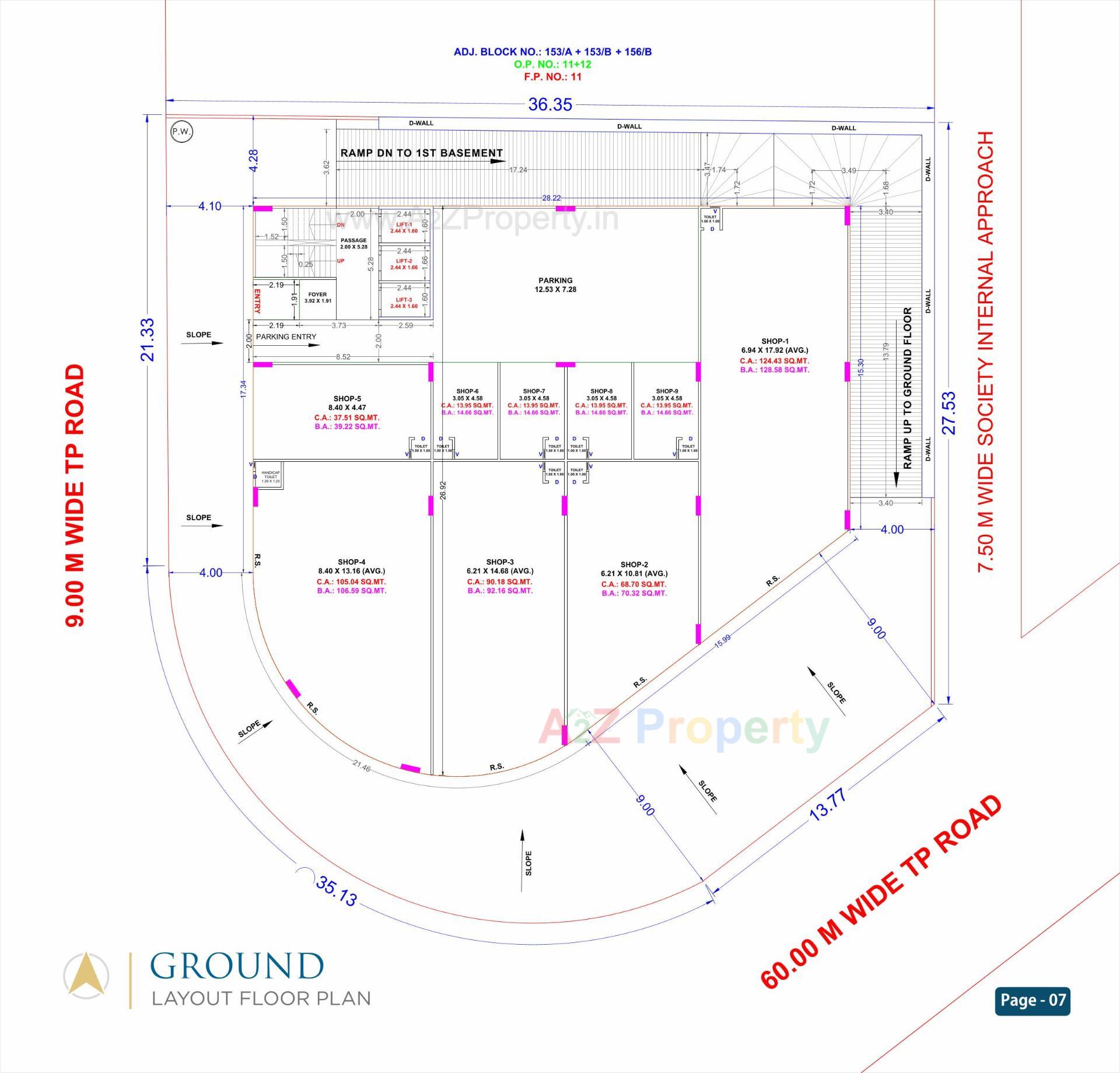 of real estate project Blue Corporate House located at Sarthana, Surat, Gujarat