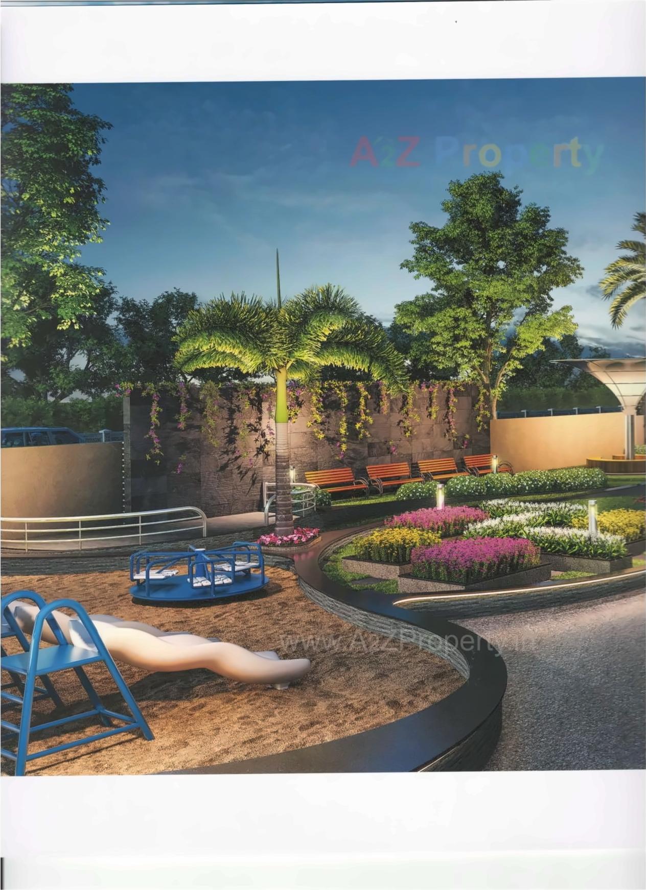 3D Elevation of real estate project Blue Horizon located at Surat, Surat, Gujarat