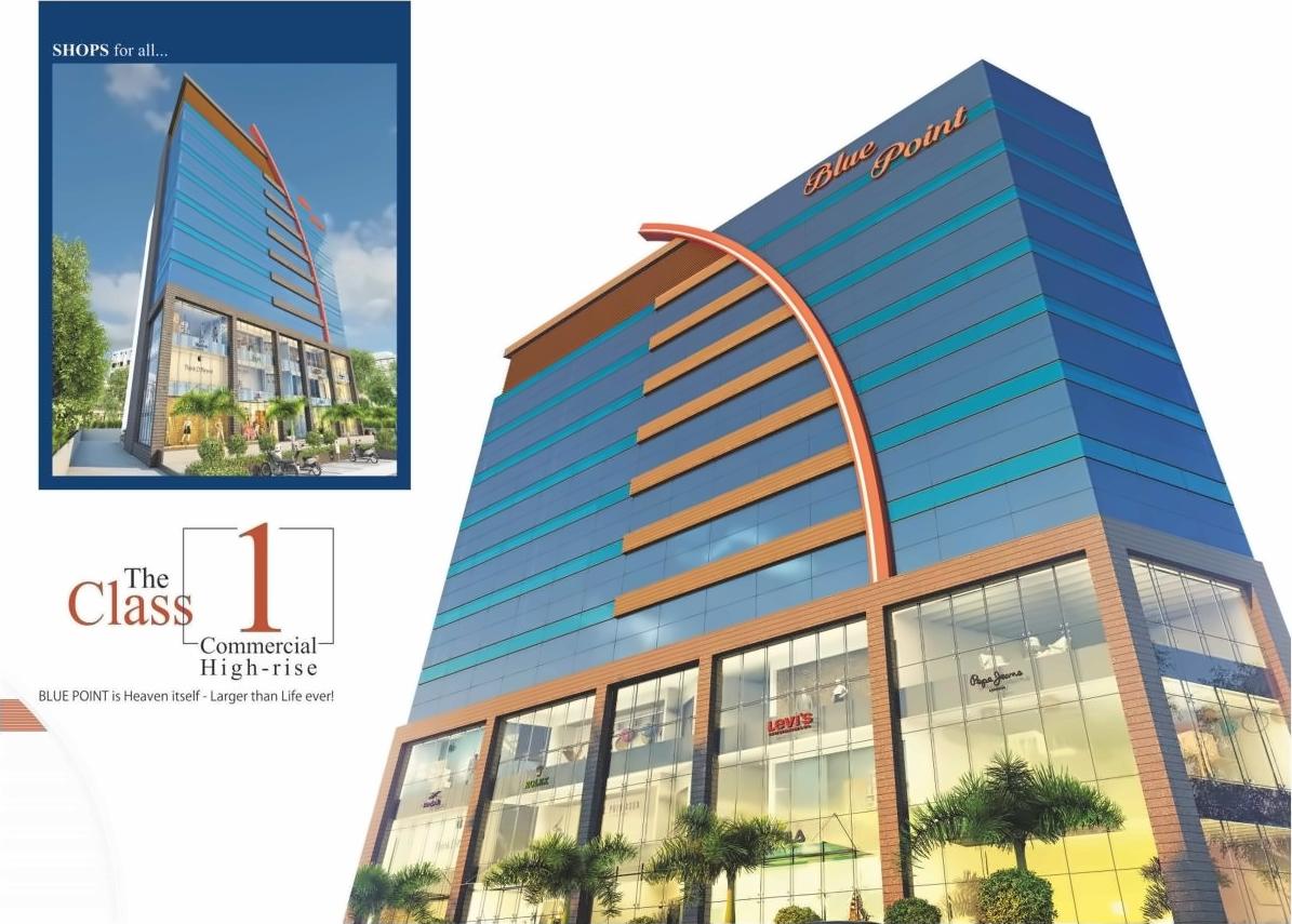 3D Elevation of real estate project Blue Point located at Sarthana, Surat, Gujarat